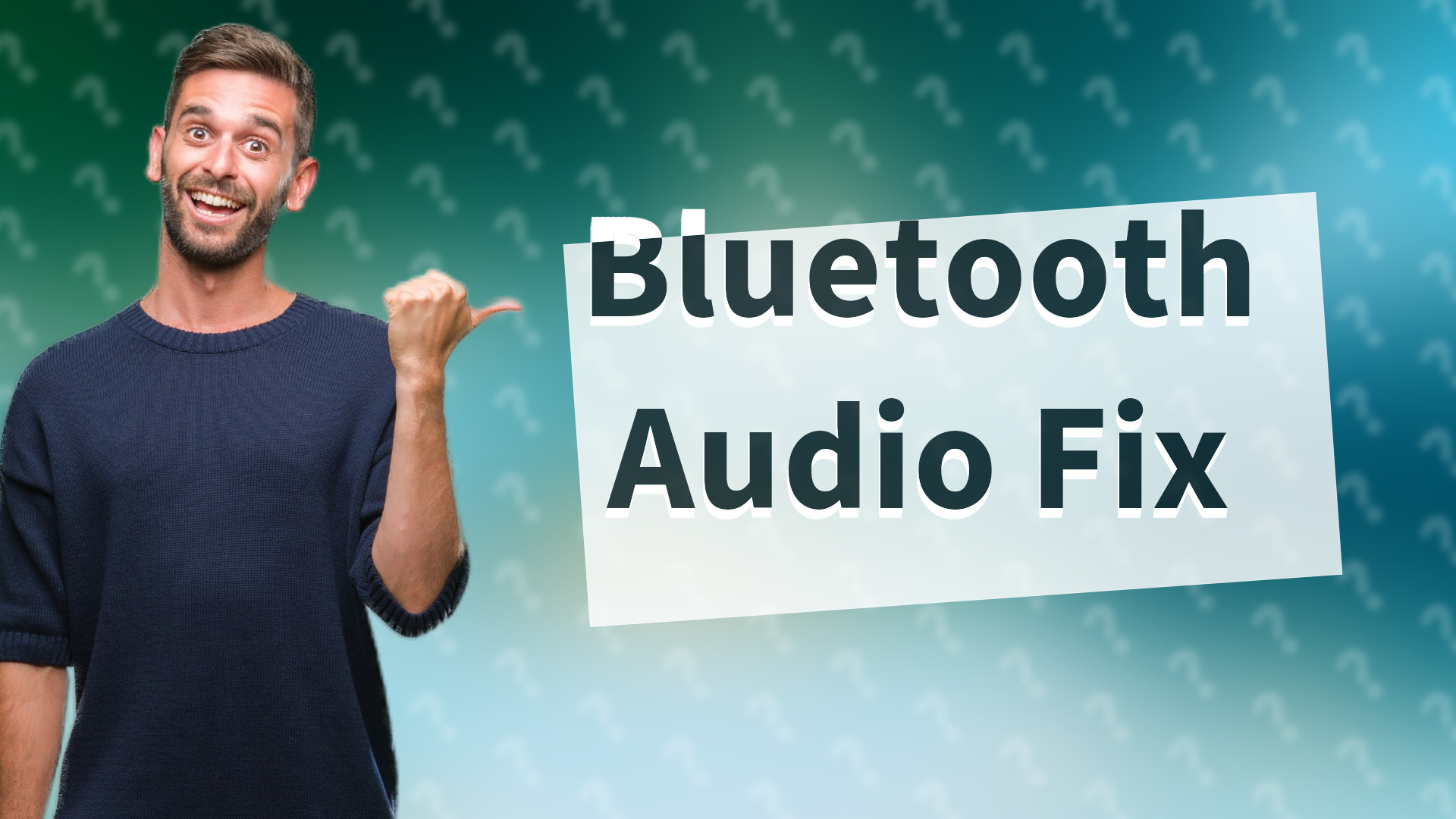 Bluetooth Audio Fix