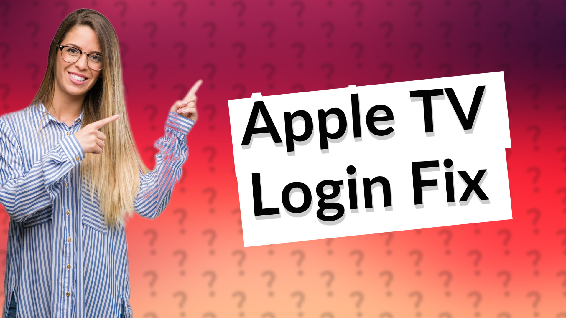 Apple TV Login Fix
