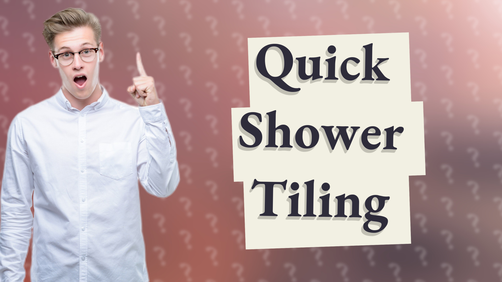 Quick Shower Tiling