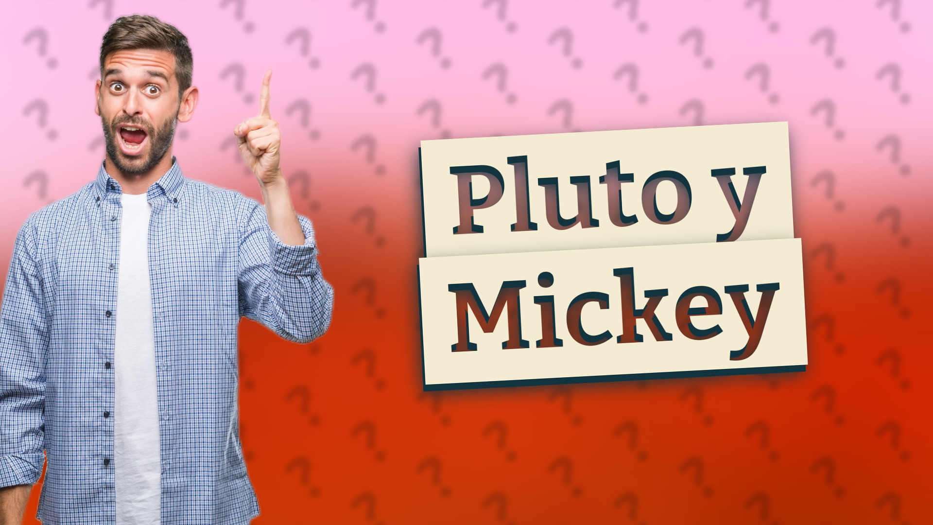 Pluto y Mickey