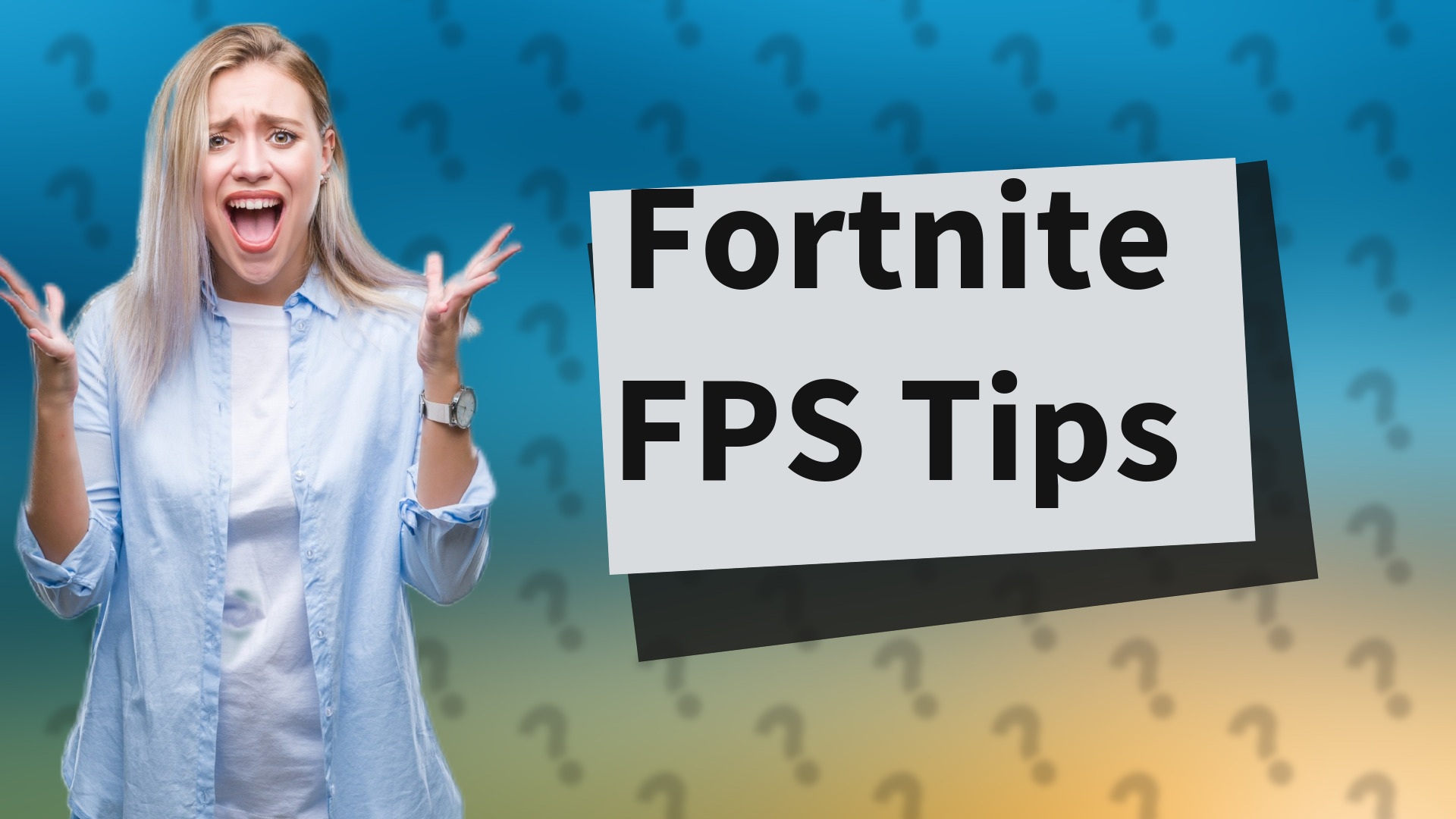 Fortnite FPS Tips