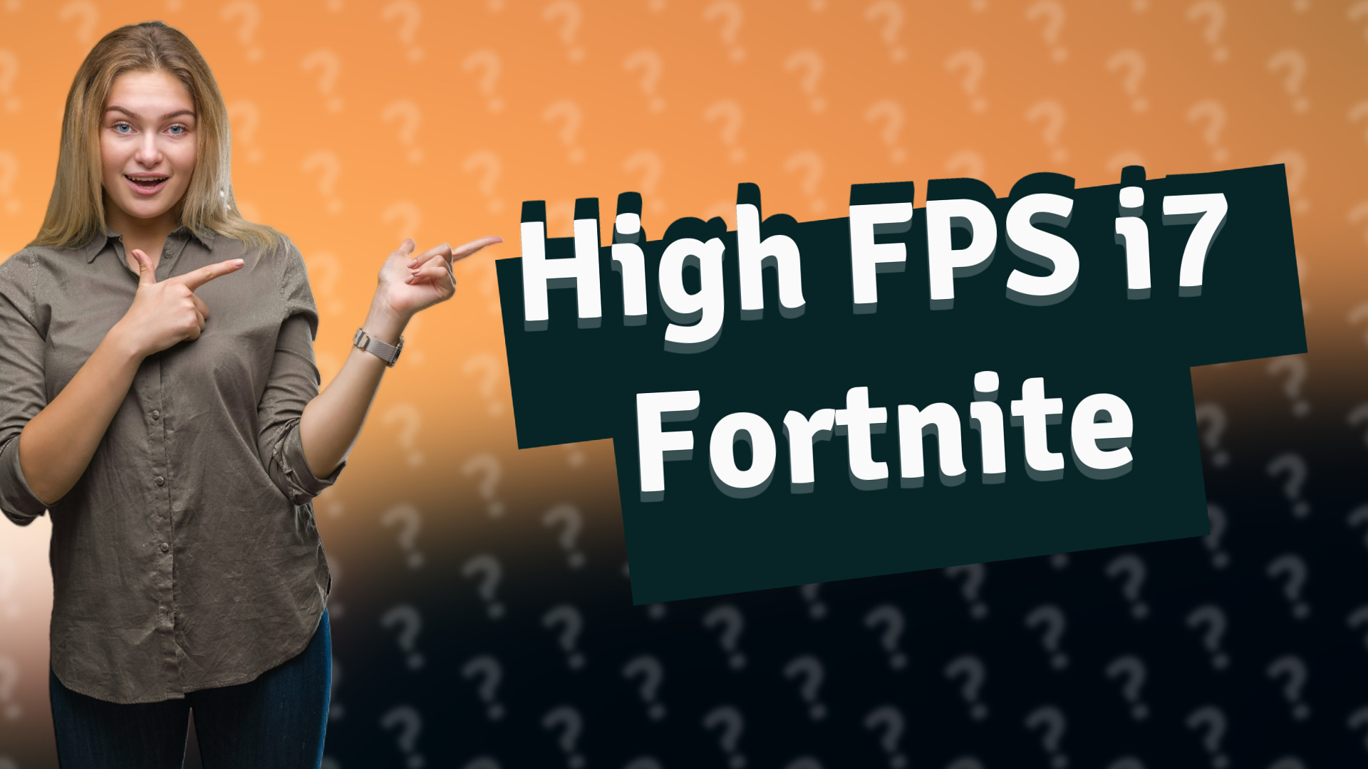 High FPS i7 Fortnite