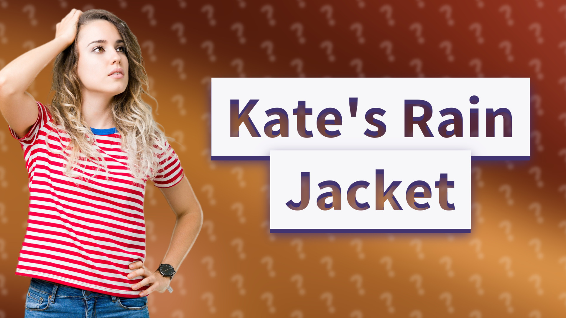 Kate's Rain Jacket