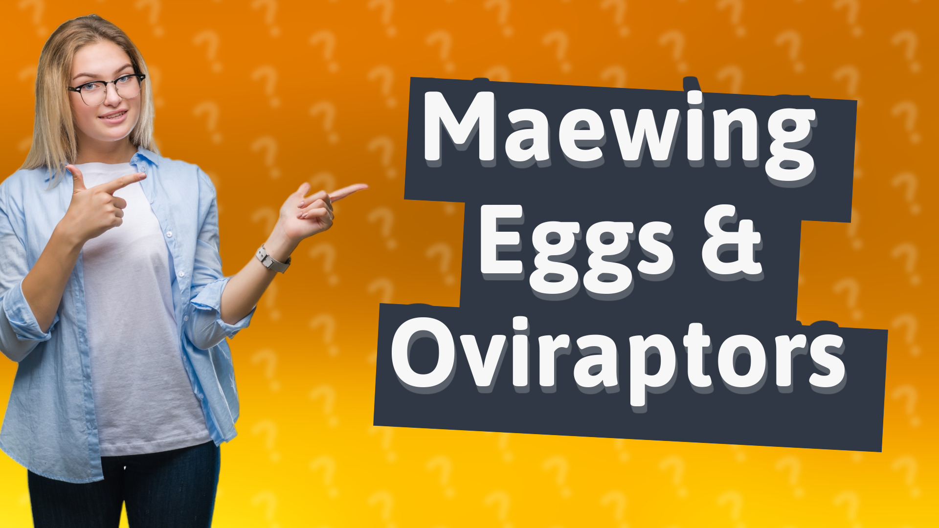 Maewing Eggs & Oviraptors
