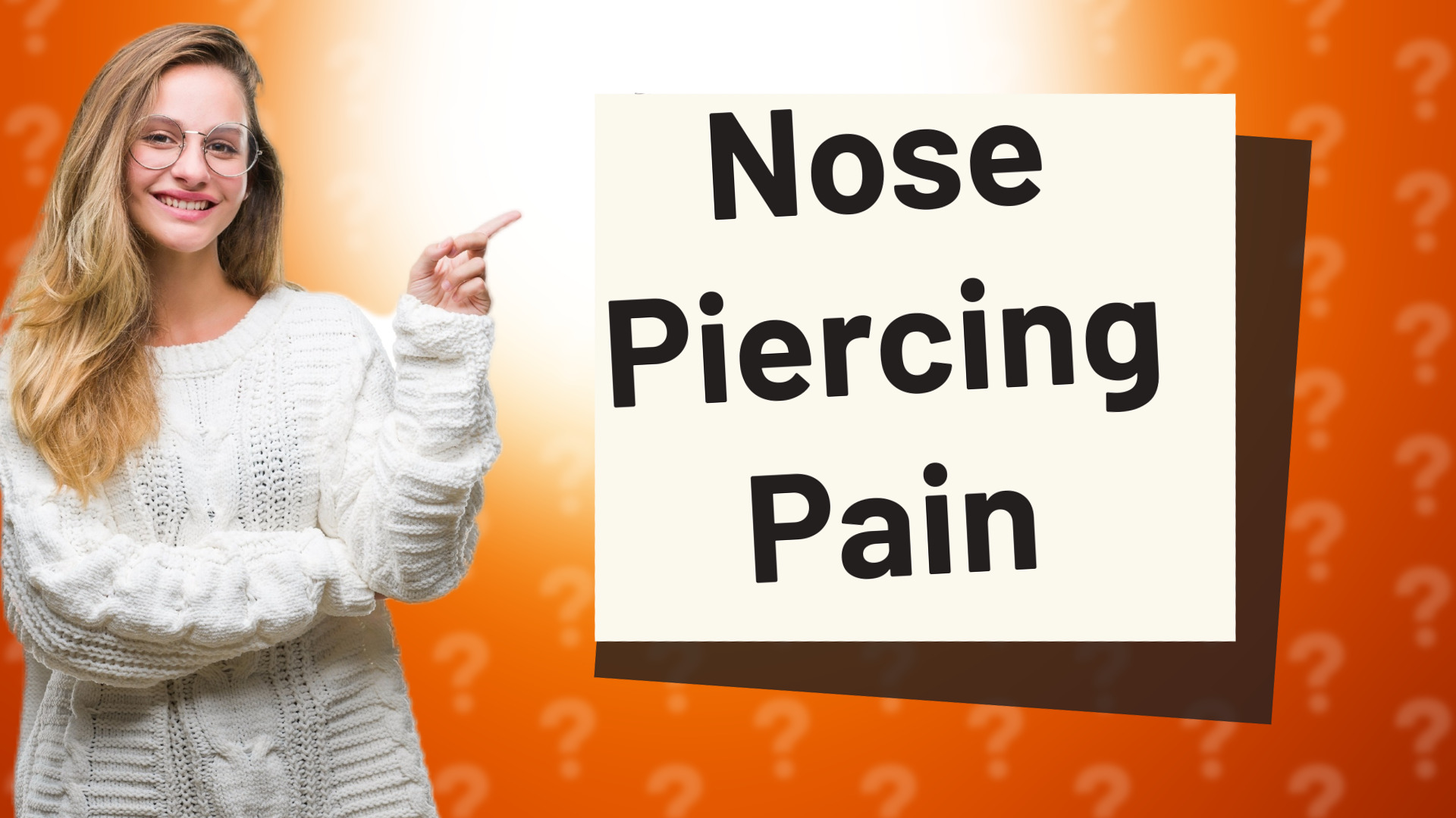 Nose Piercing Pain