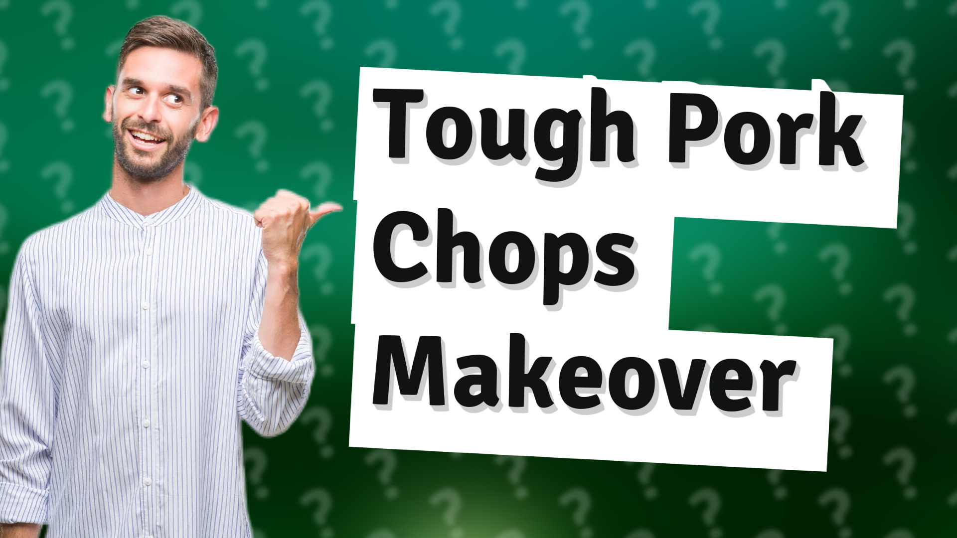 Tough Pork Chops Makeover