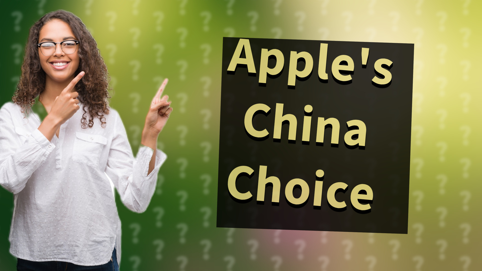 Apple's China Choice
