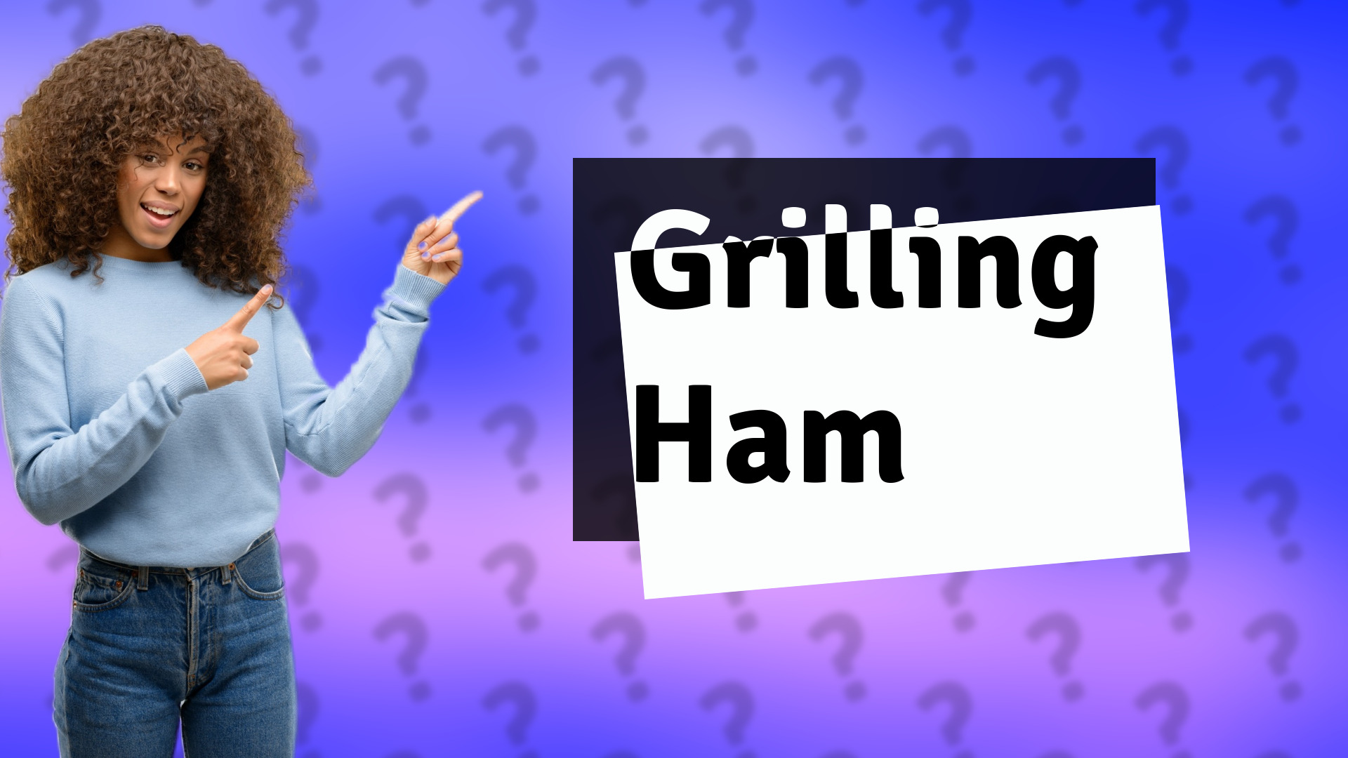 Grilling Ham