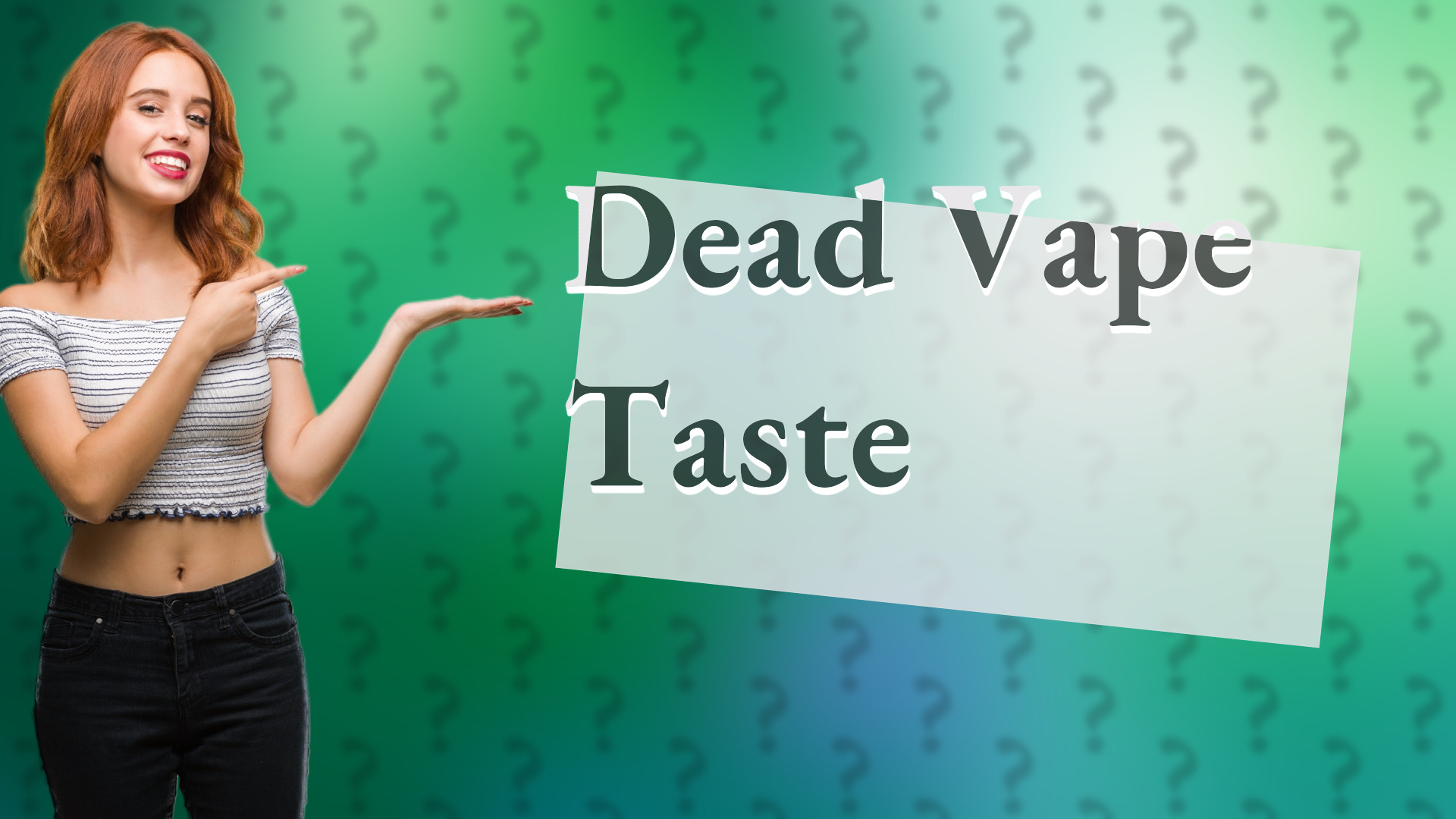Dead Vape Taste