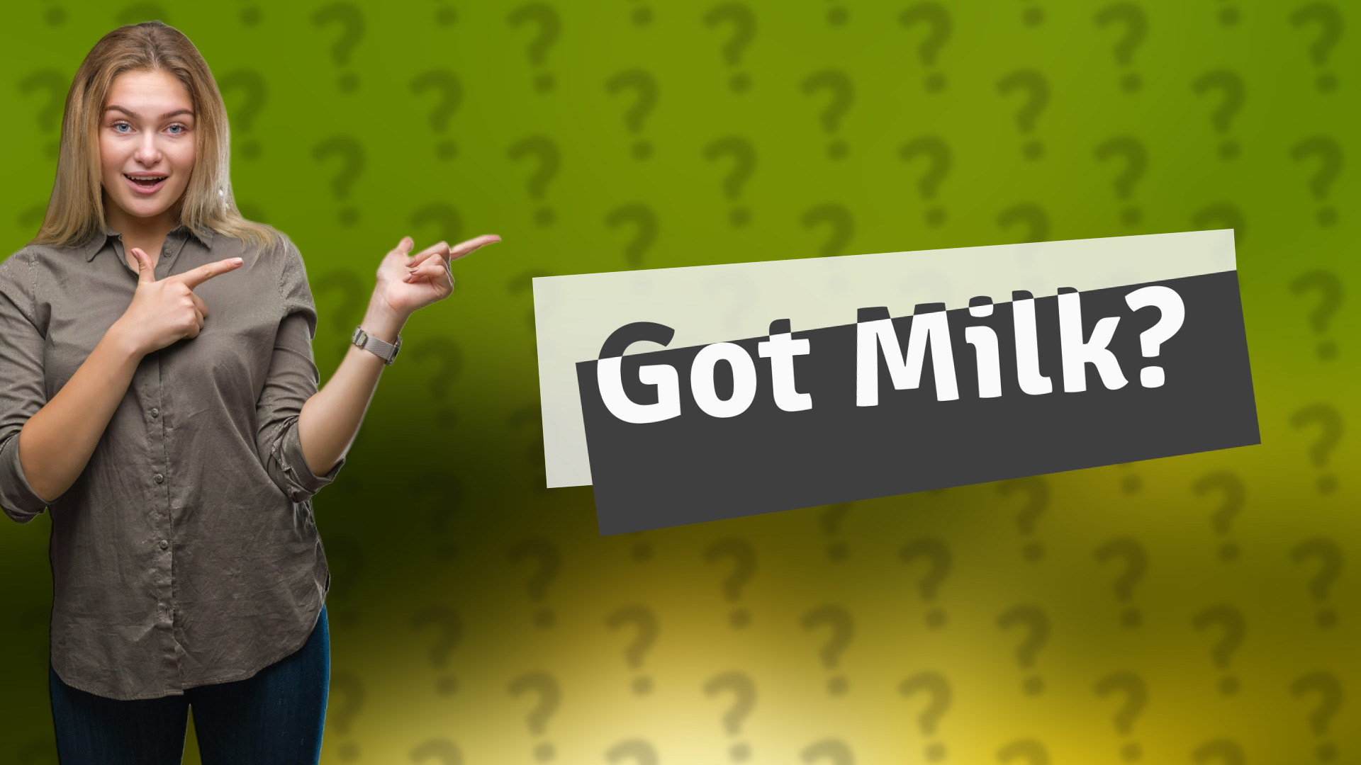 Got Milk?