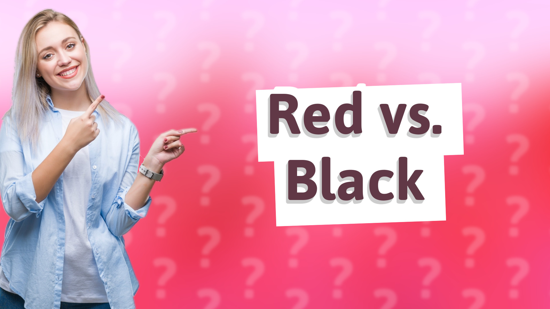 Red vs. Black