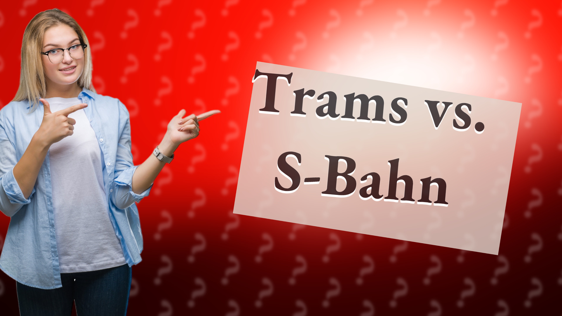 Trams vs. S-Bahn