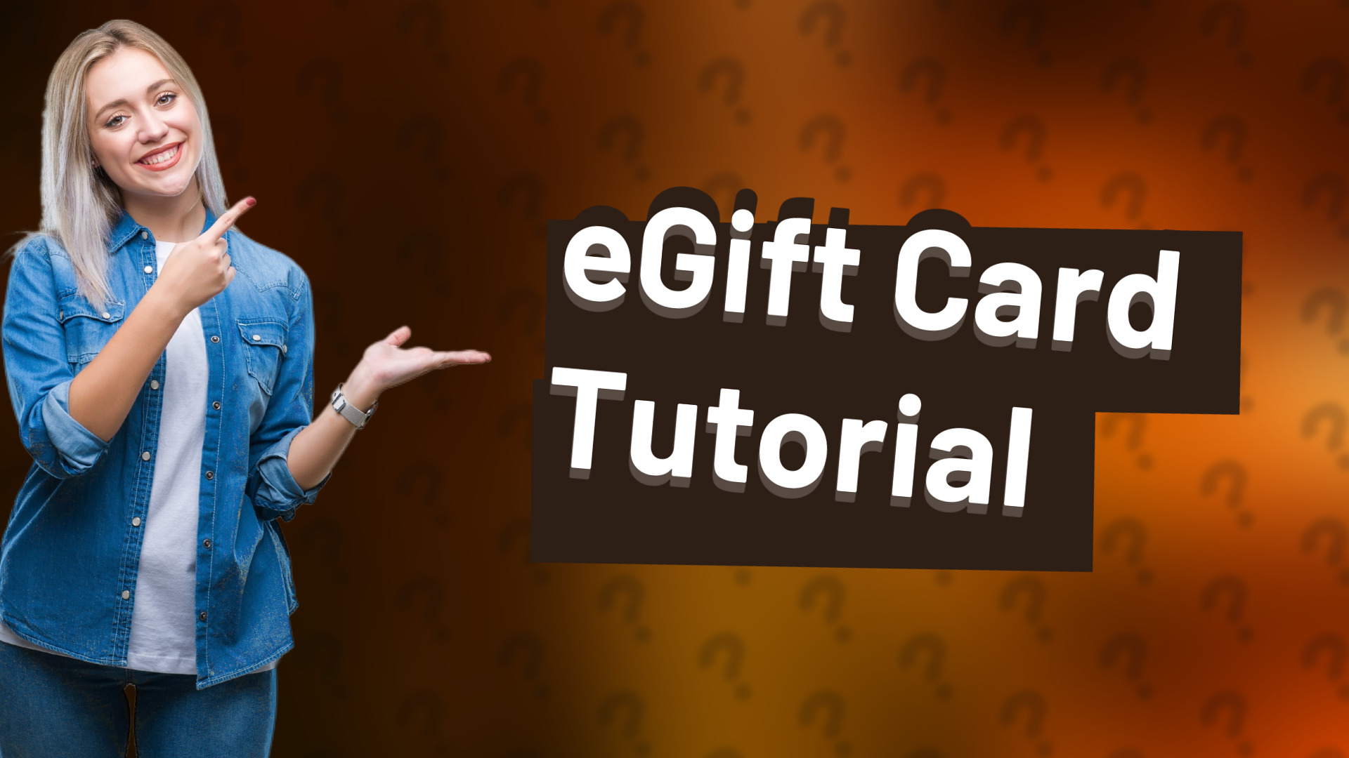 eGift Card Tutorial