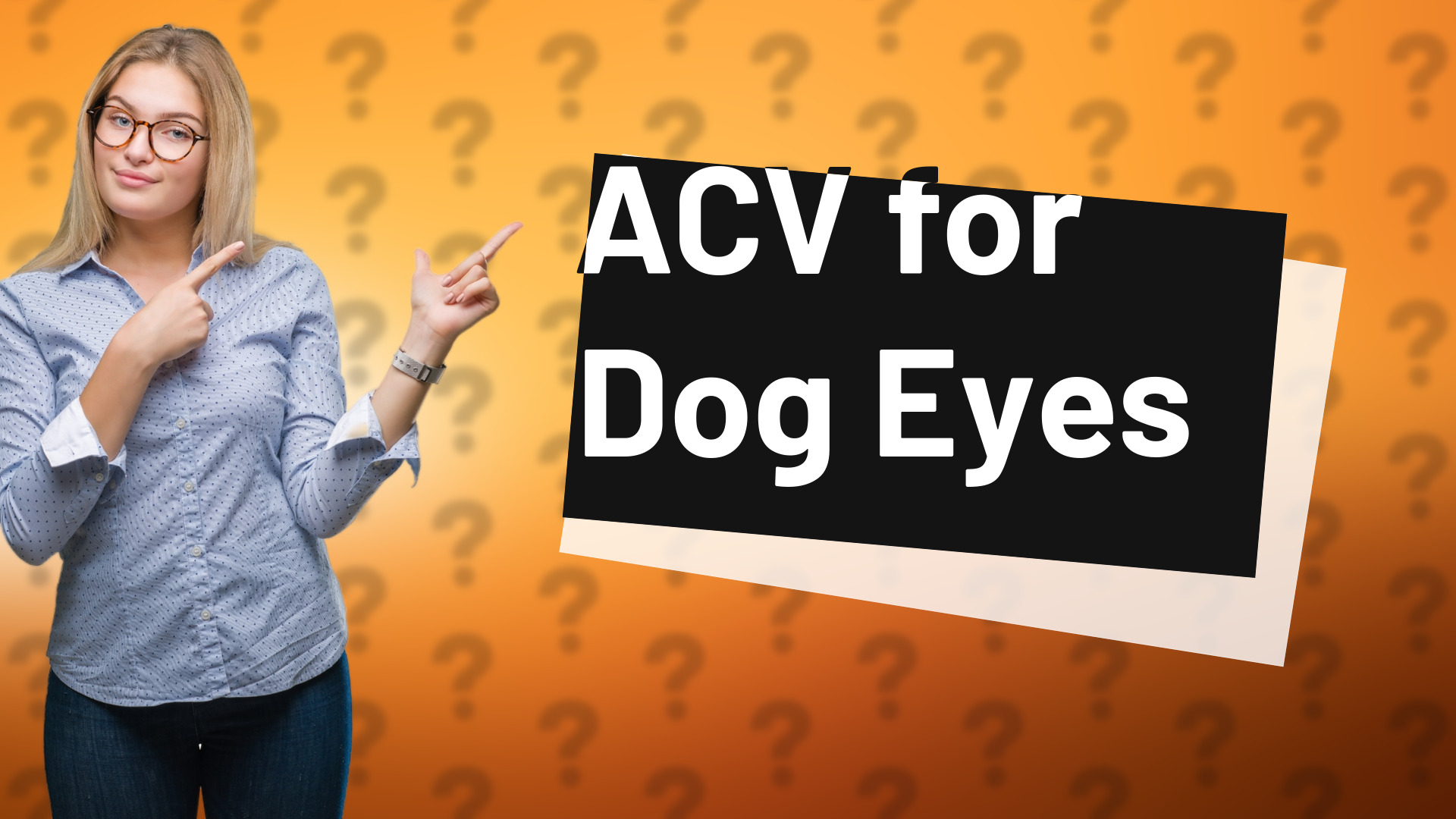 ACV for Dog Eyes
