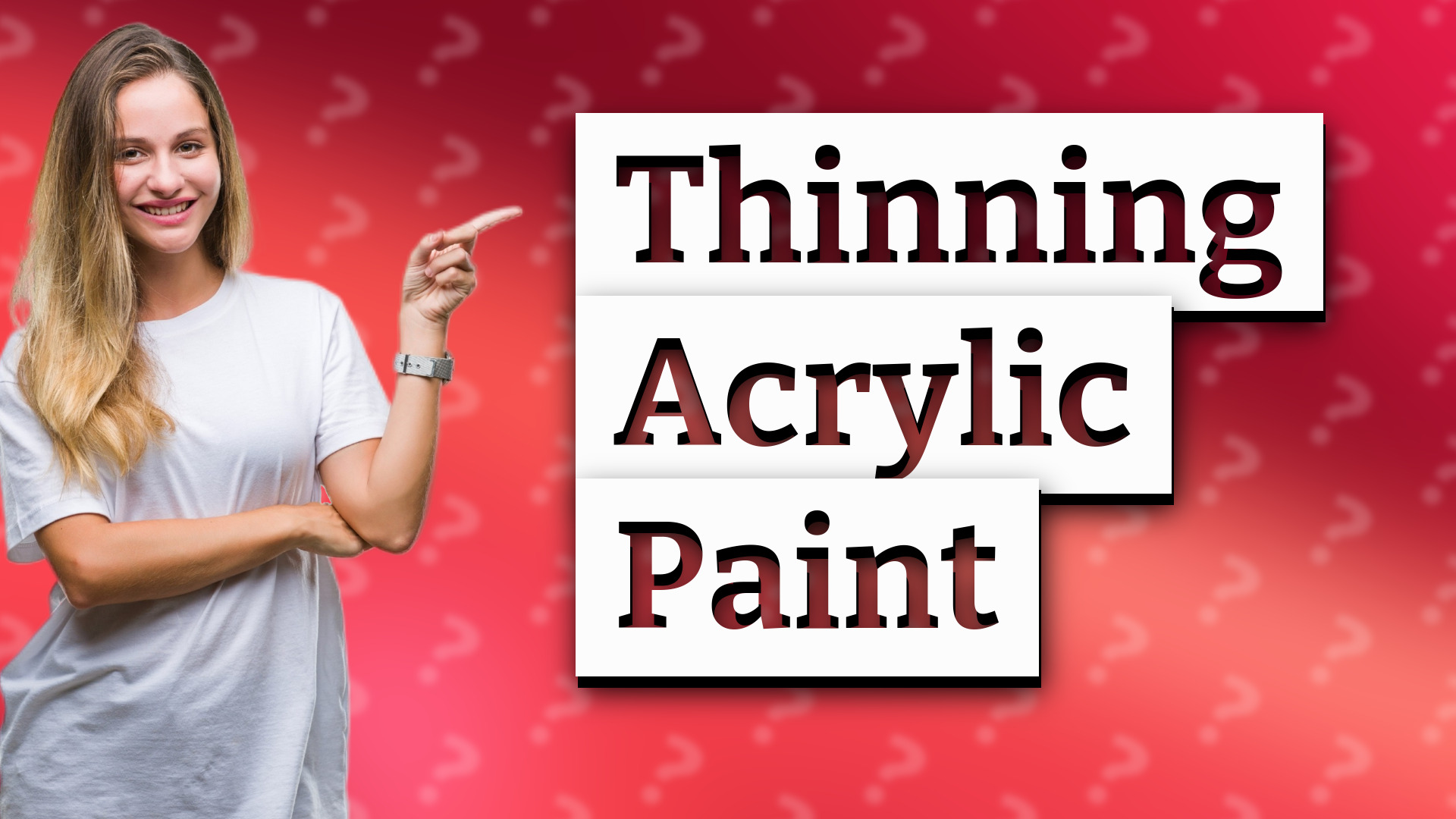Thinning Acrylic Paint