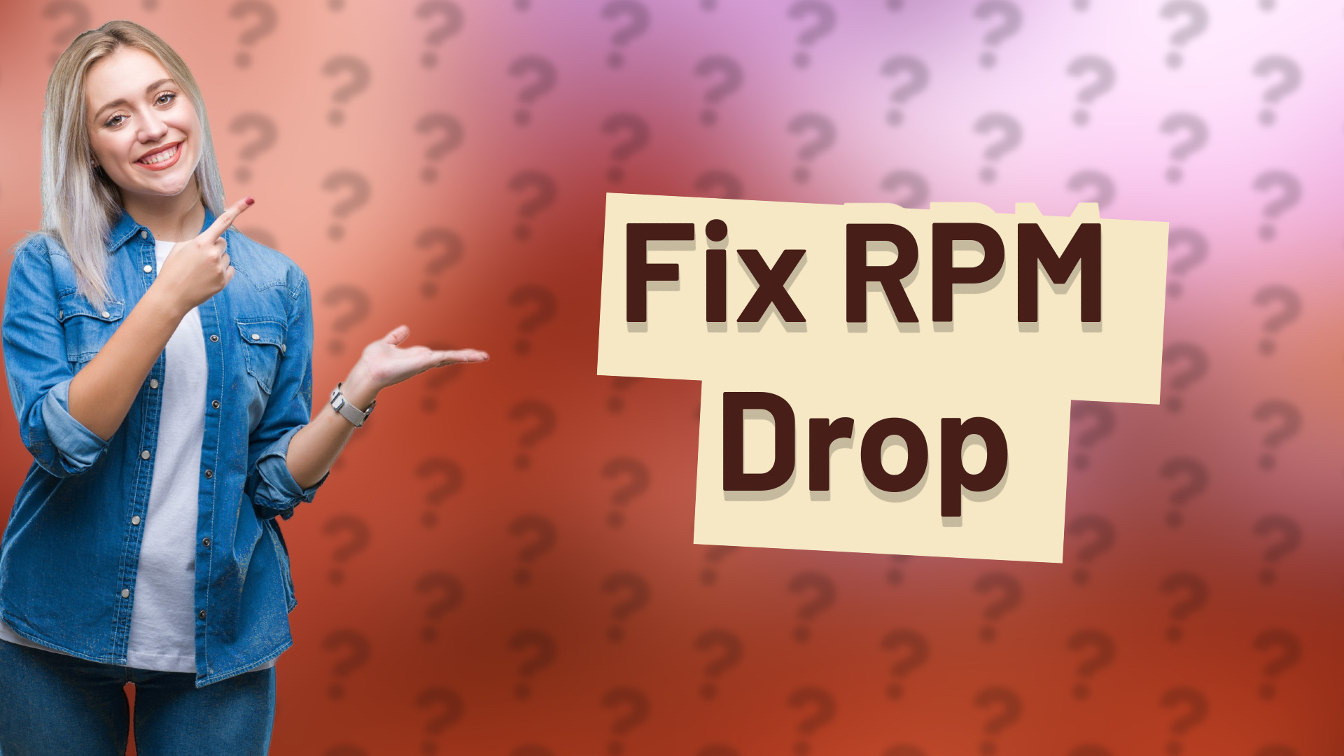 Fix RPM Drop