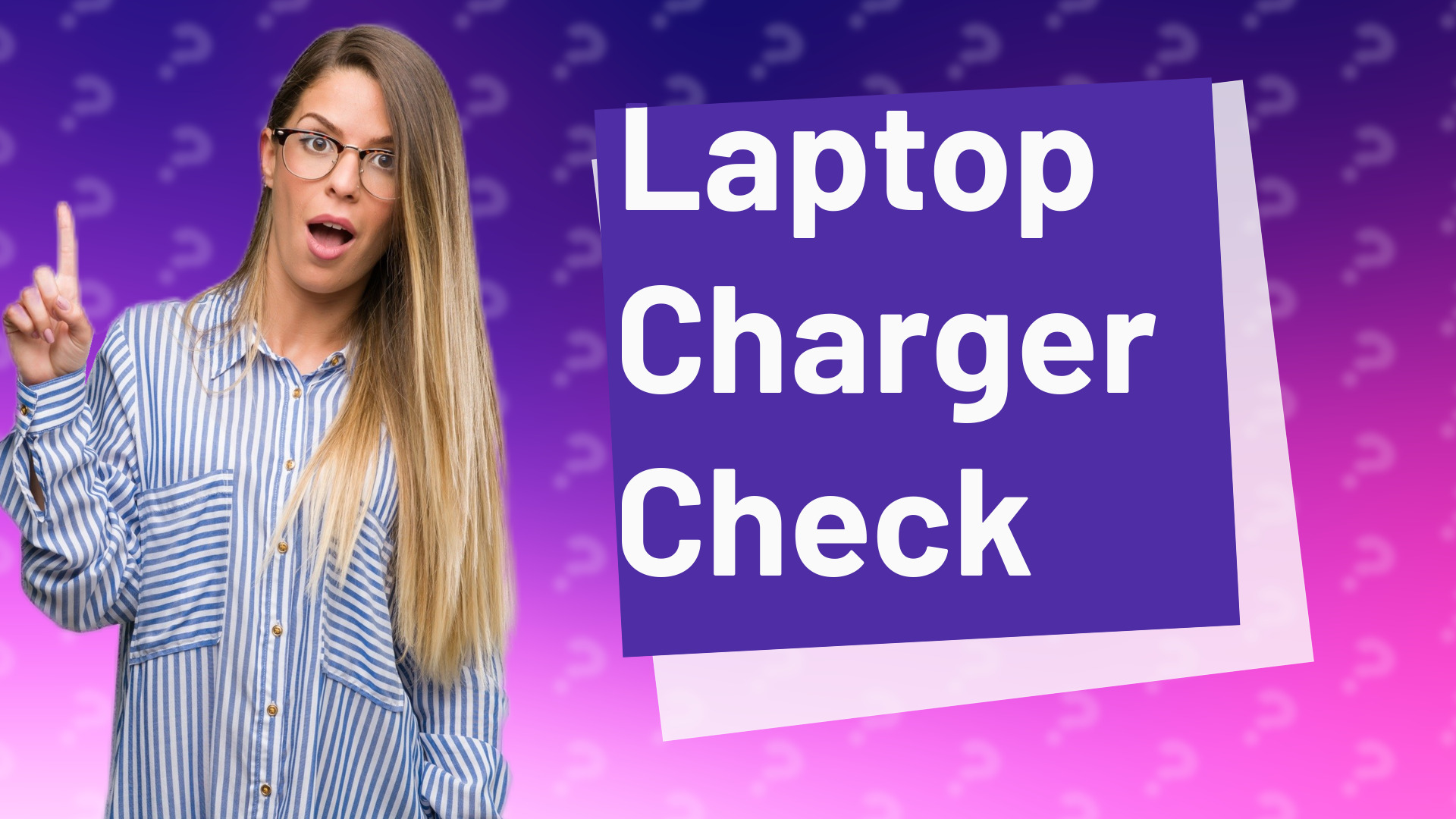 Laptop Charger Check