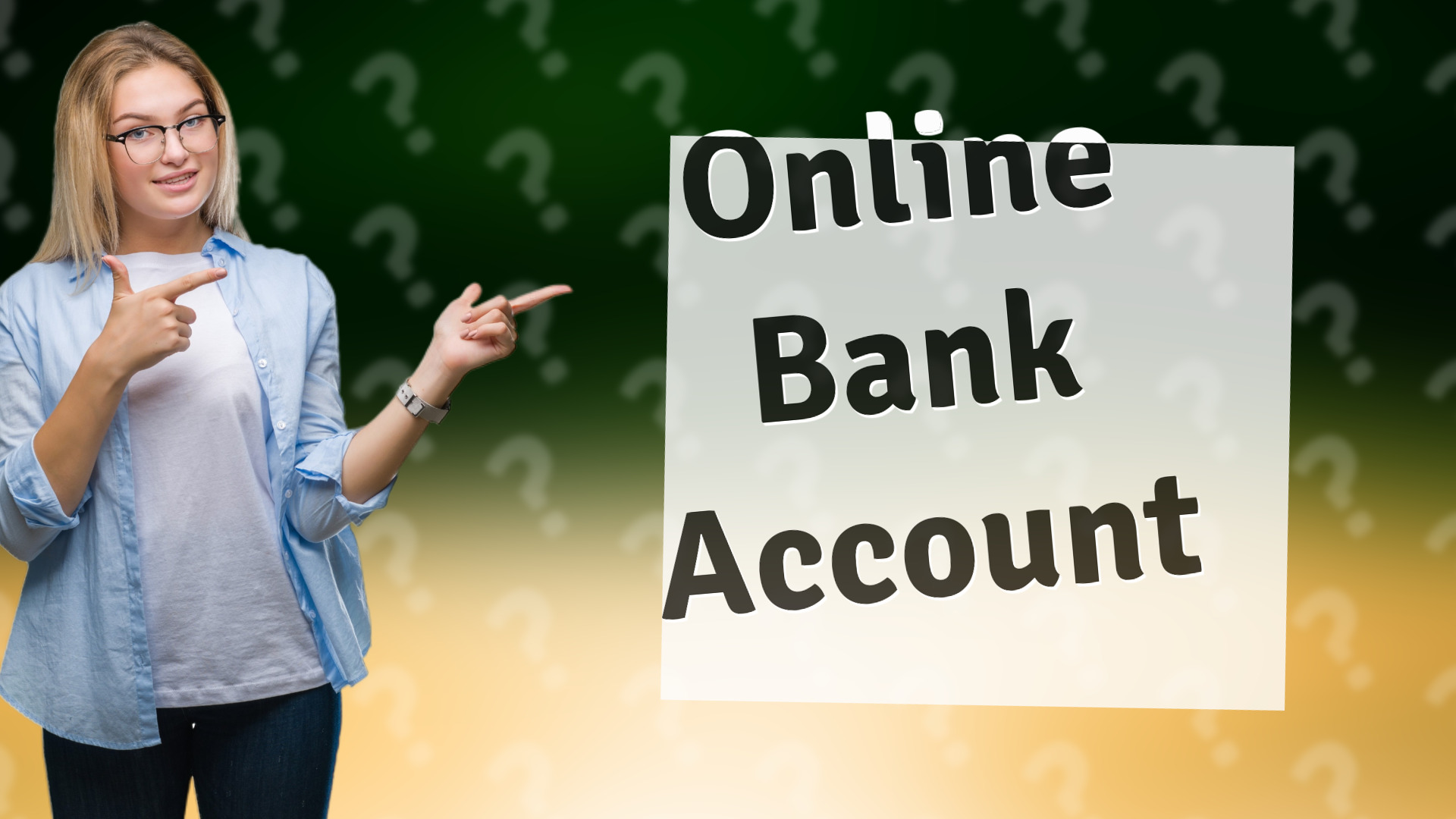 Online Bank Account