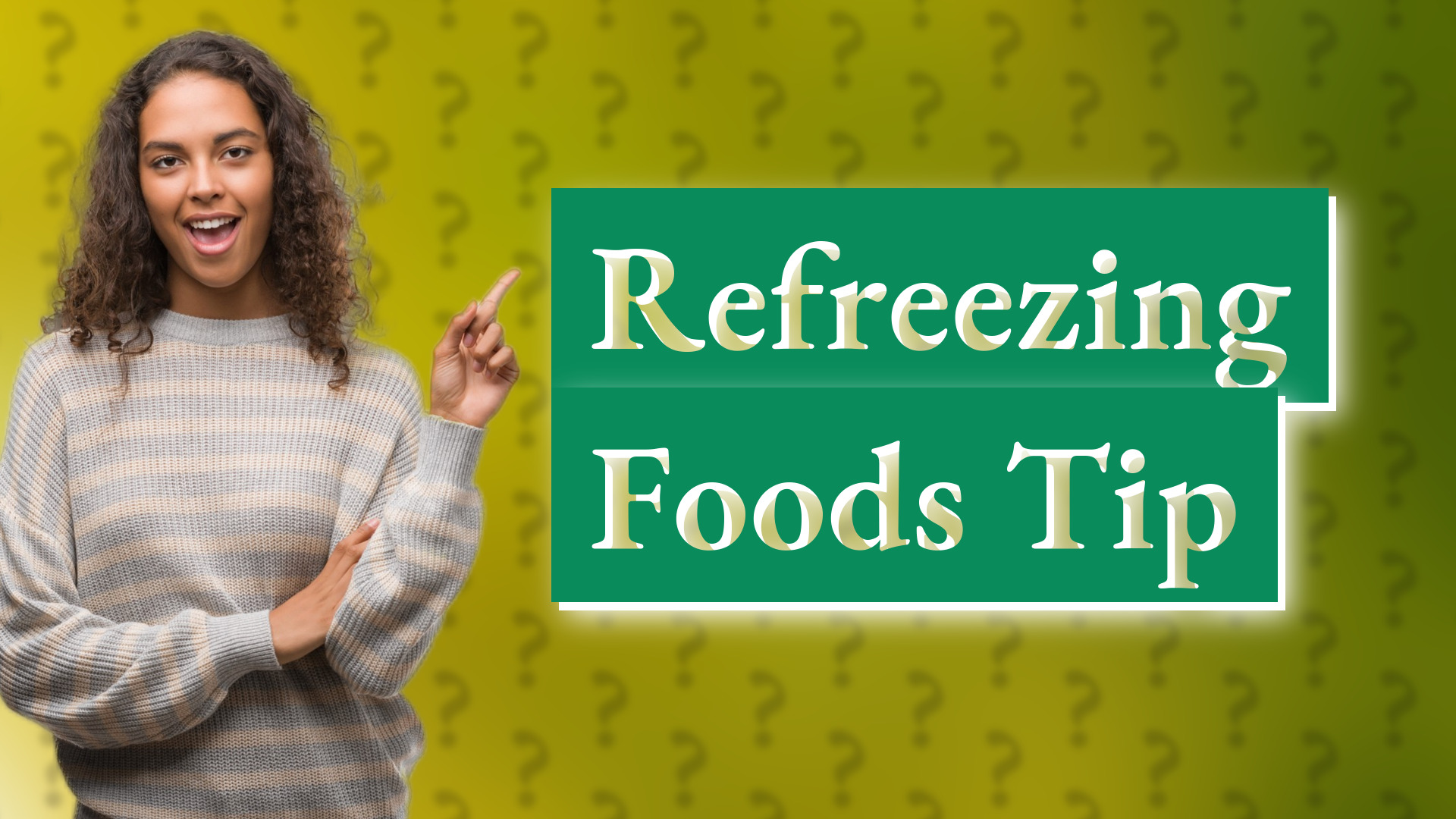 Refreezing Foods Tip