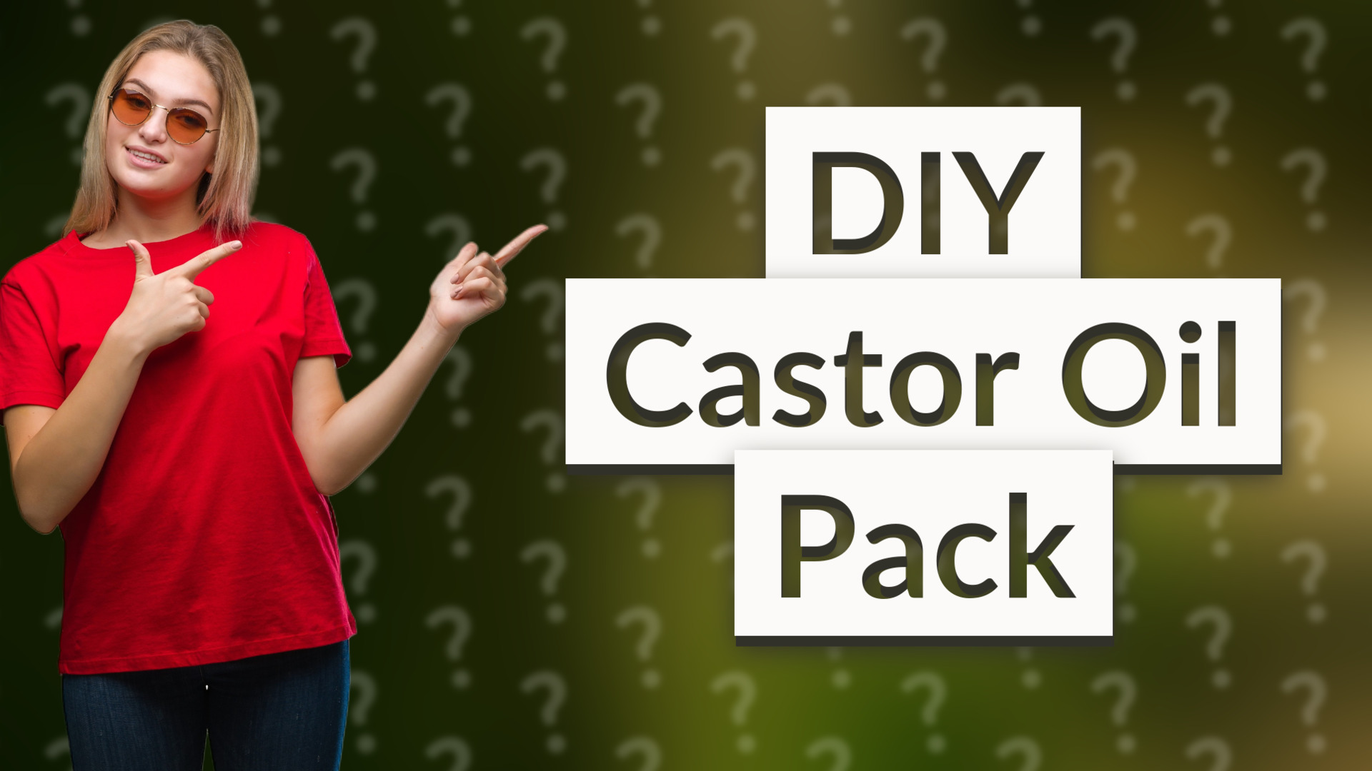DIY Castor Oil Pack