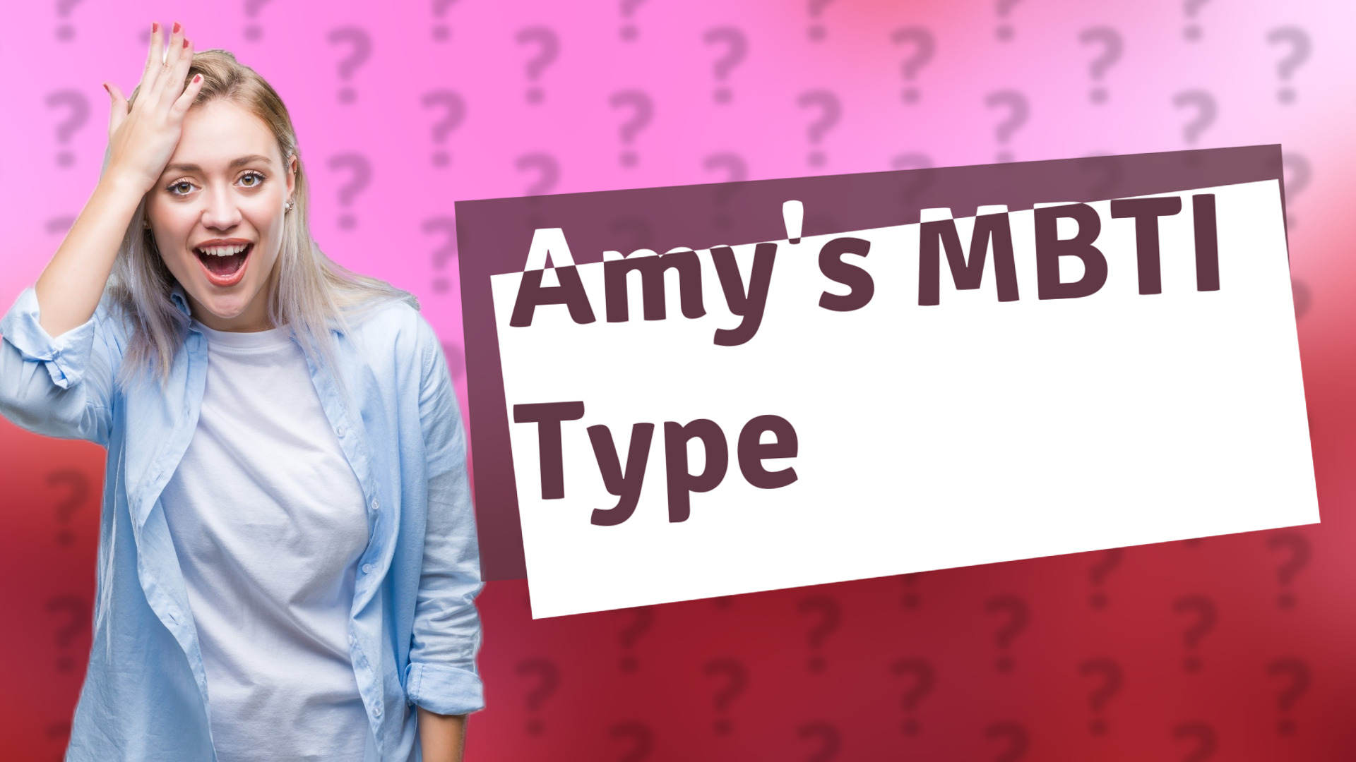 Amy's MBTI Type