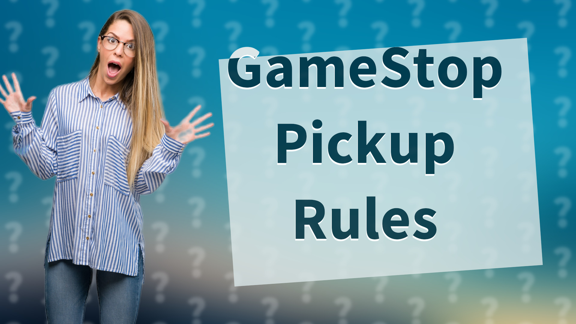 GameStop Pickup Rules