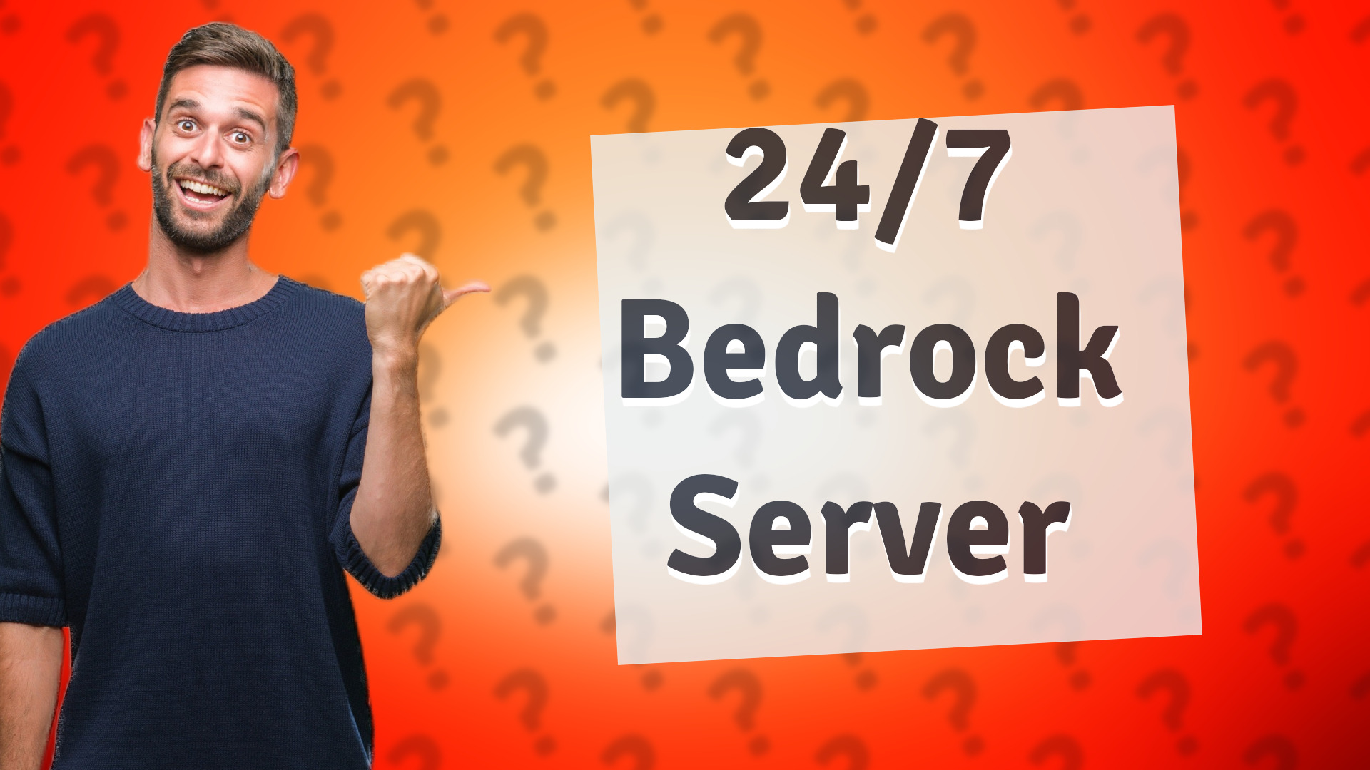 24/7 Bedrock Server