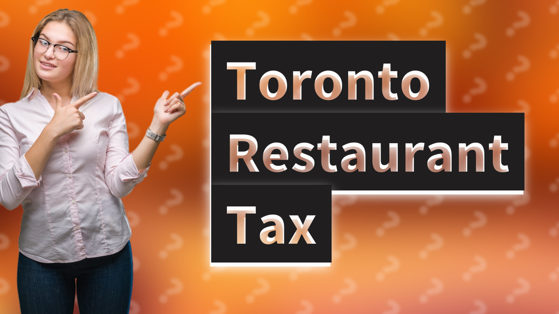 Toronto Restaurant Tax