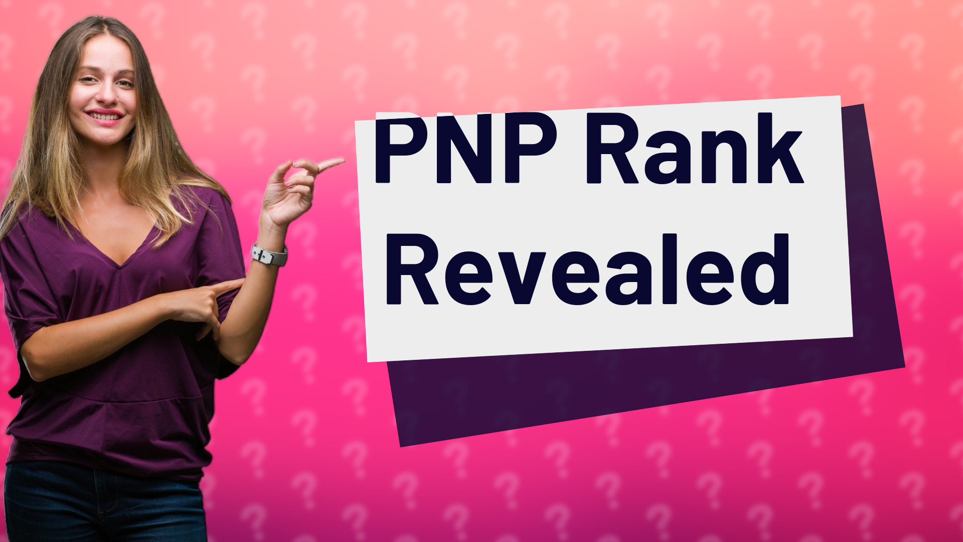 PNP Rank Revealed