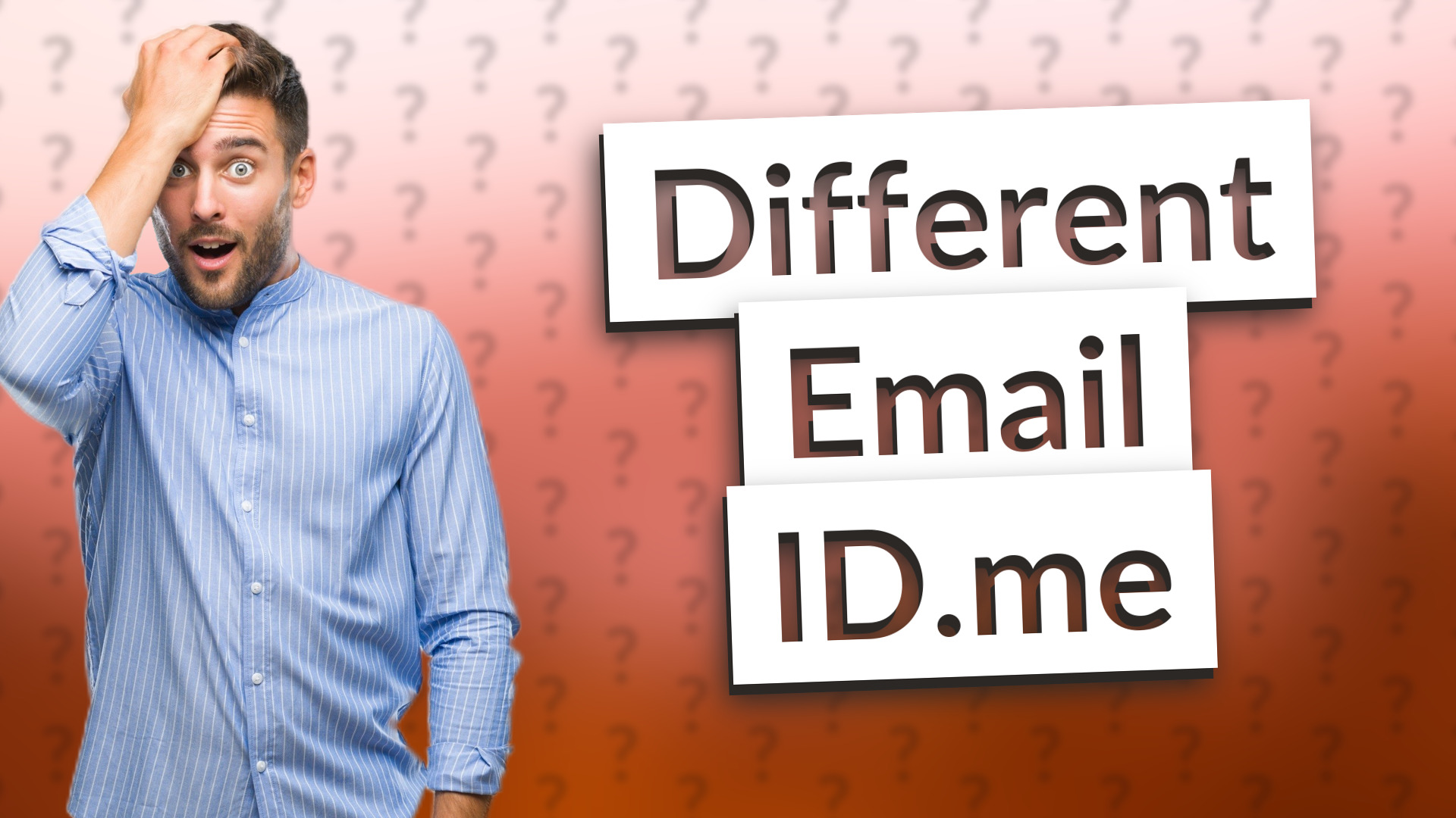 Different Email ID.me