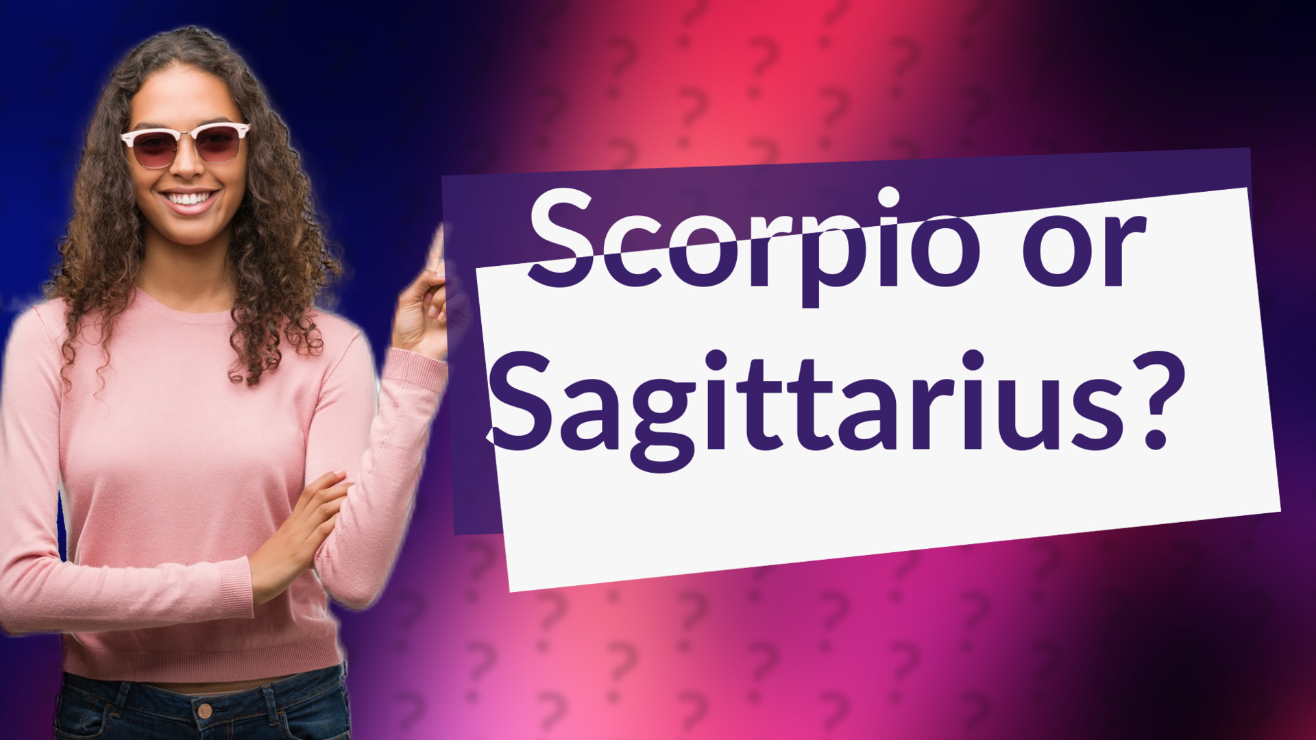 Scorpio or Sagittarius?
