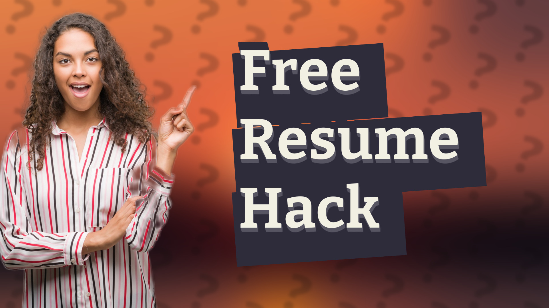 Free Resume Hack