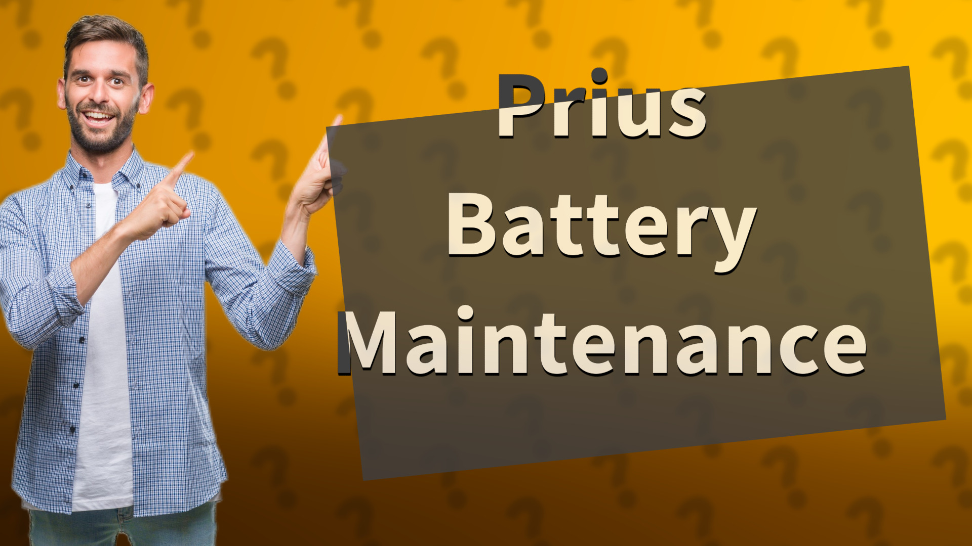 Prius Battery Maintenance