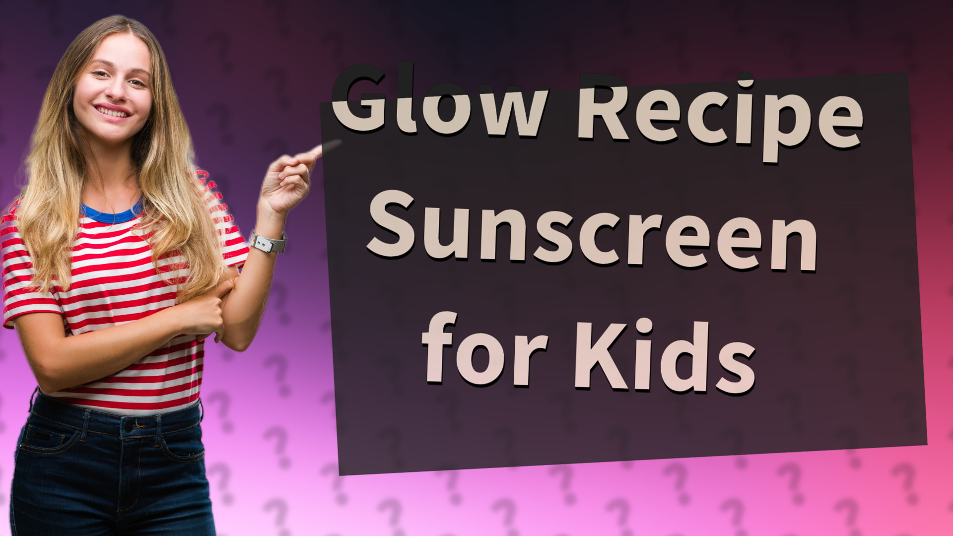 Glow Recipe Sunscreen for Kids
