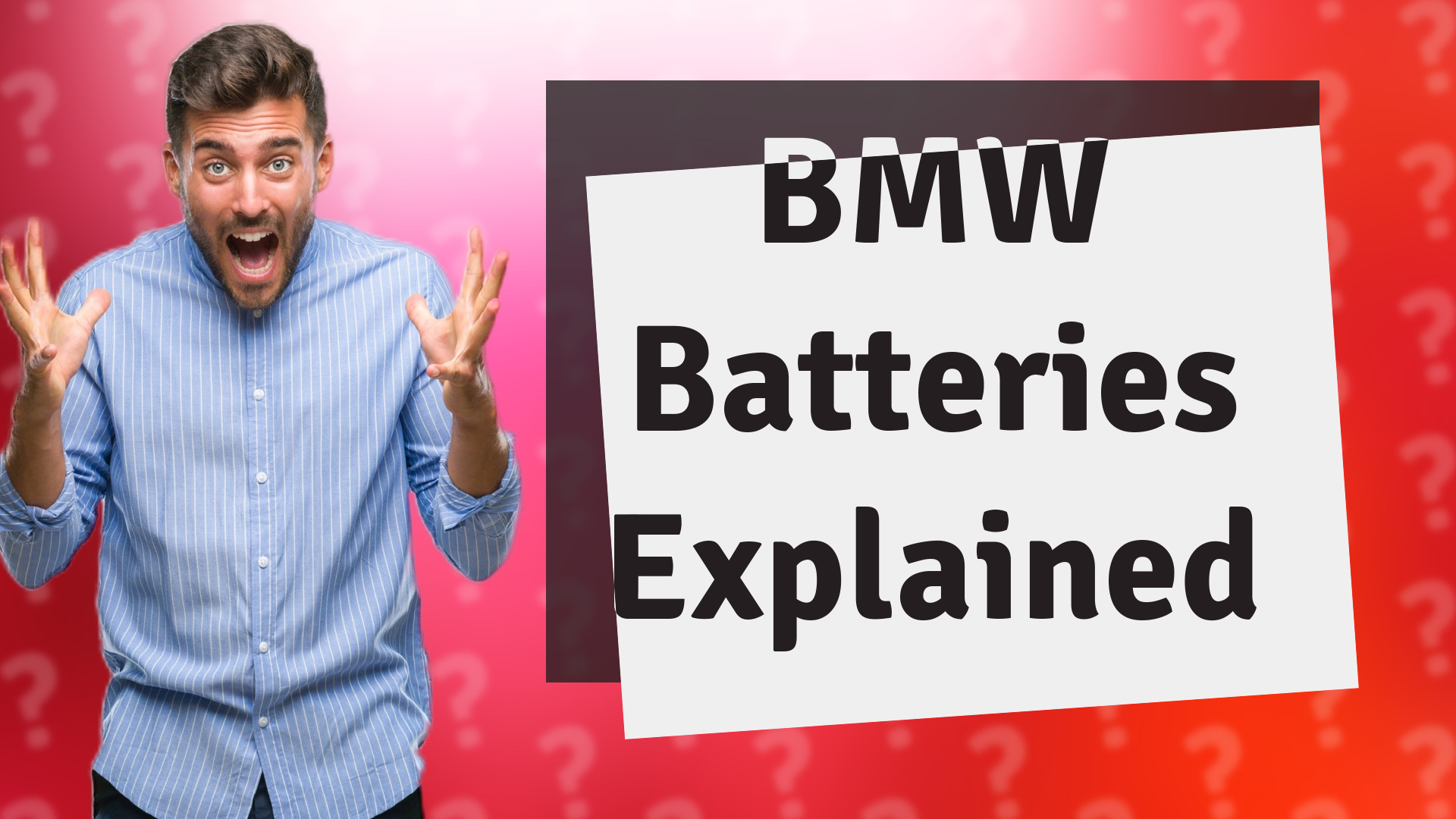 BMW Batteries Explained