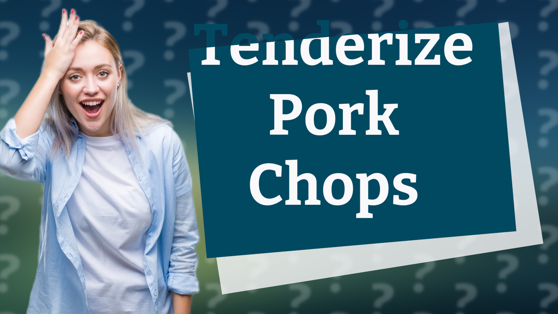Tenderize Pork Chops