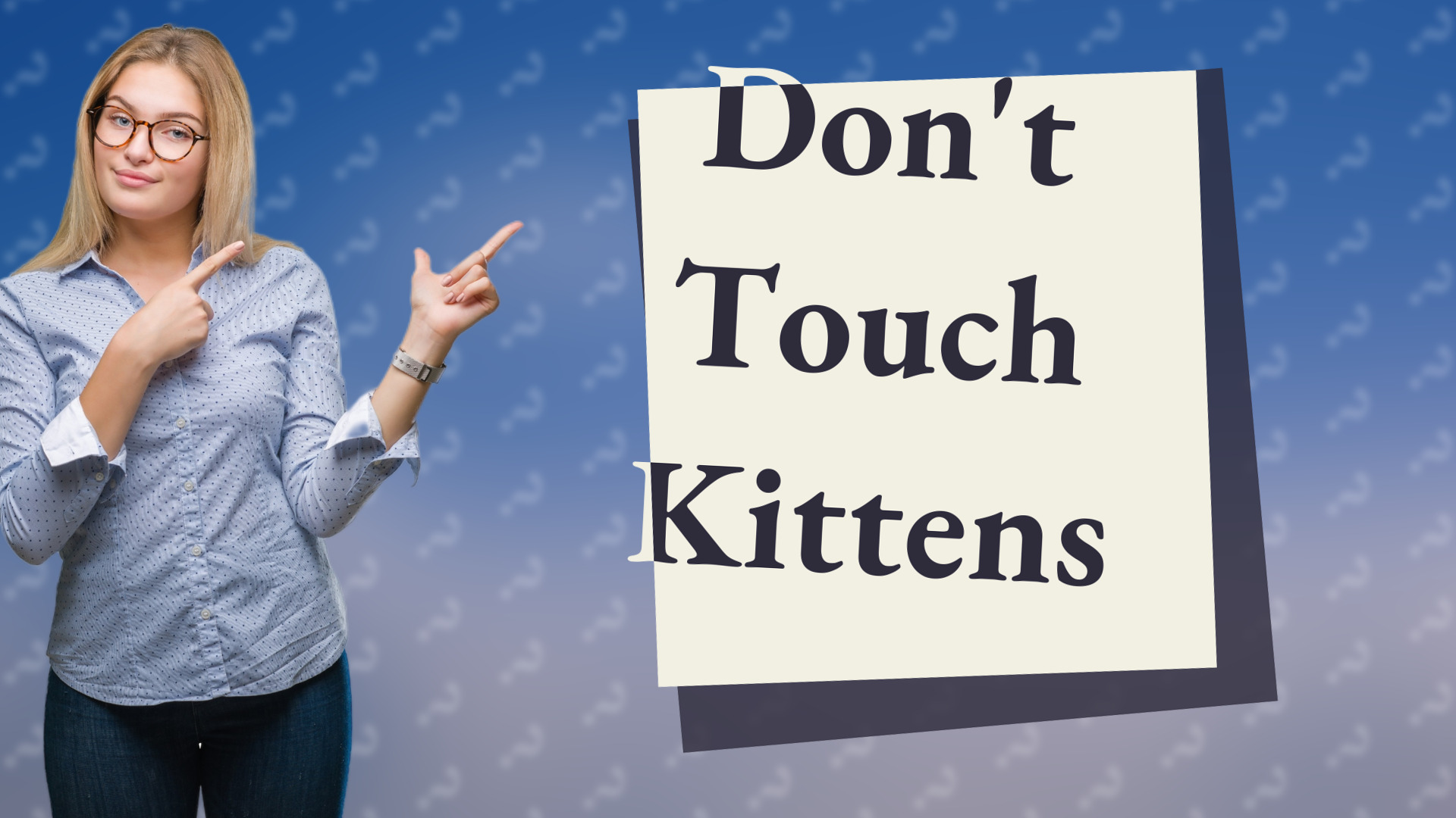 Don't Touch Kittens
