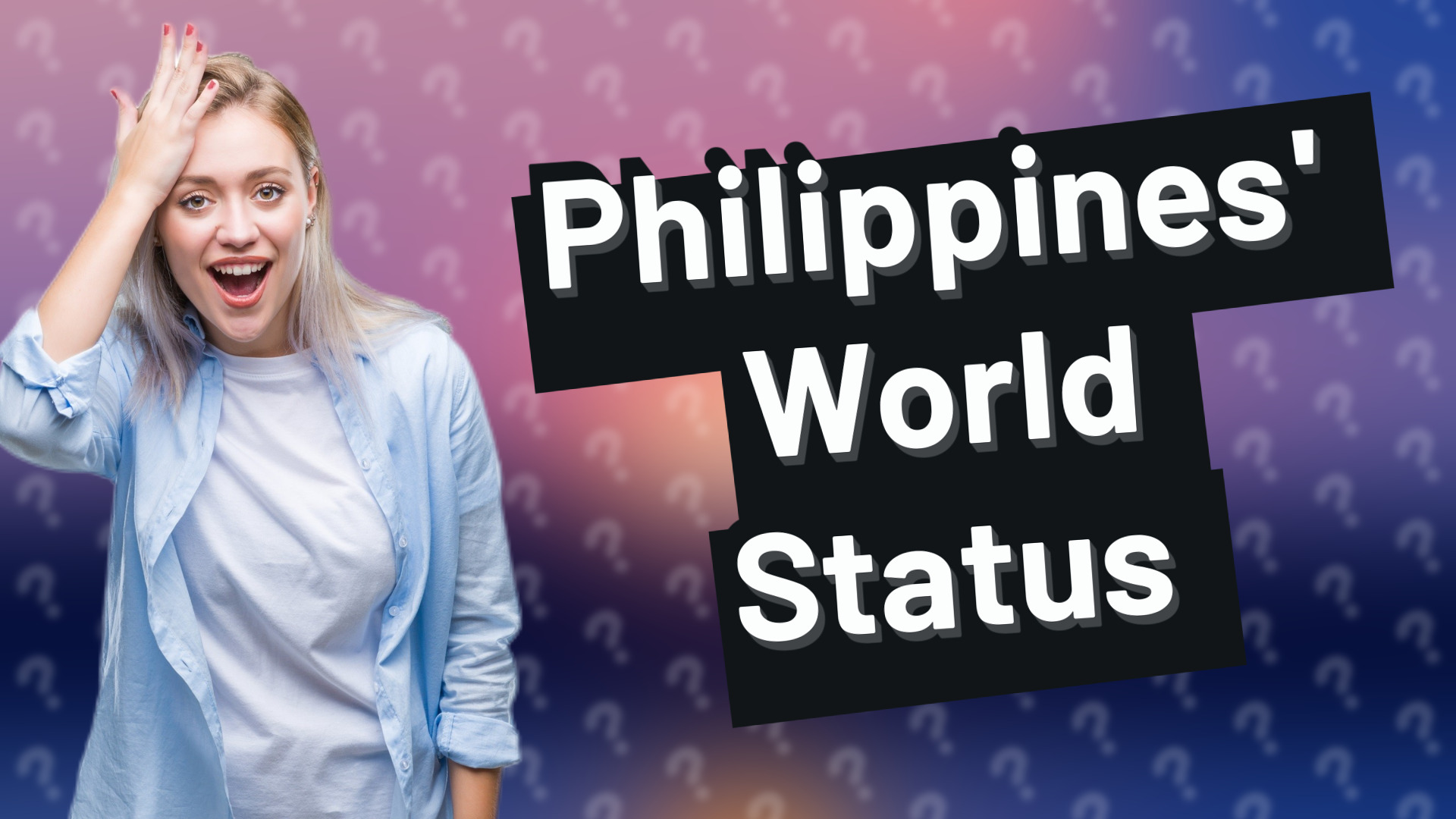 Philippines' World Status