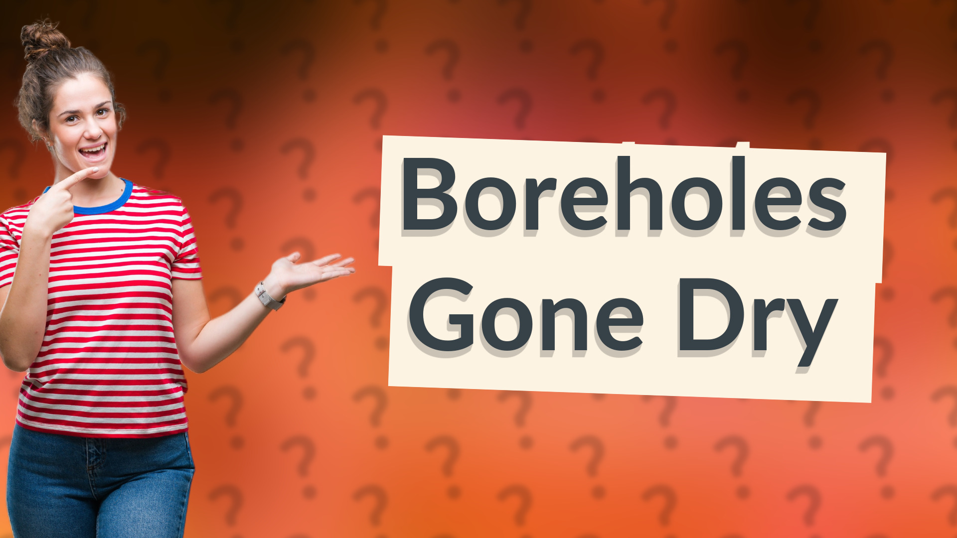Boreholes Gone Dry