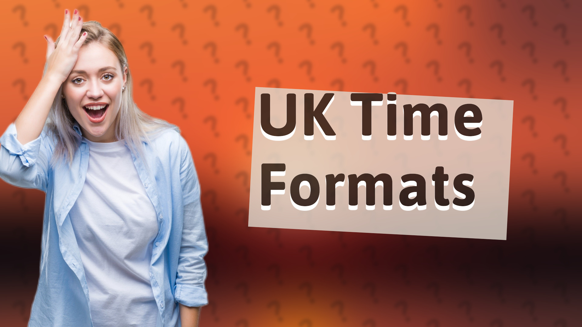 UK Time Formats