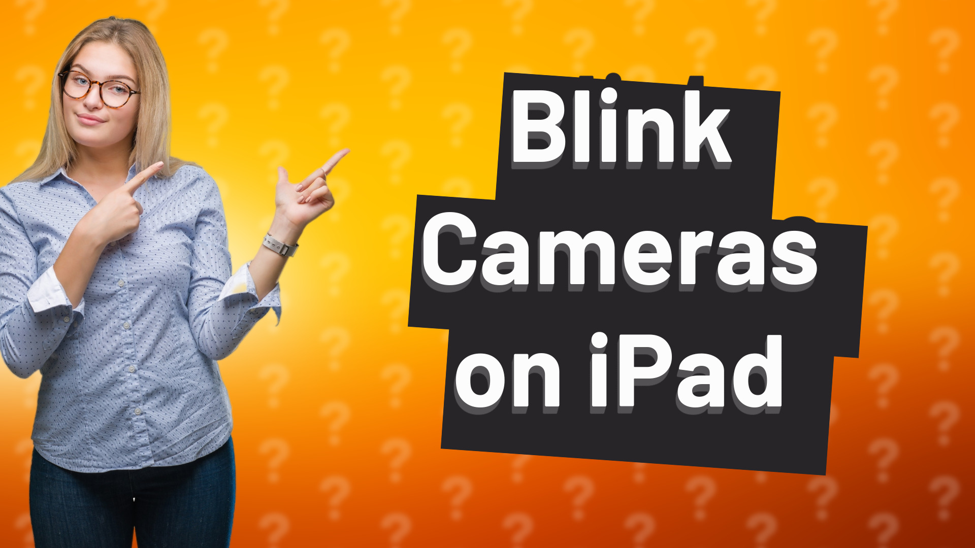 Blink Cameras on iPad