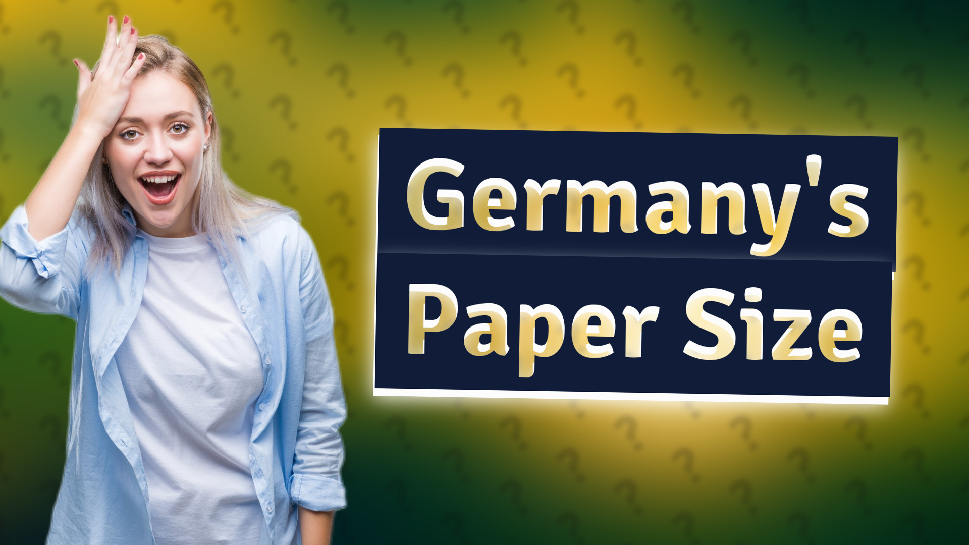 Germany's Paper Size