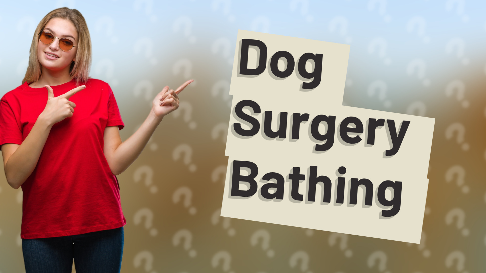 Dog Surgery Bathing