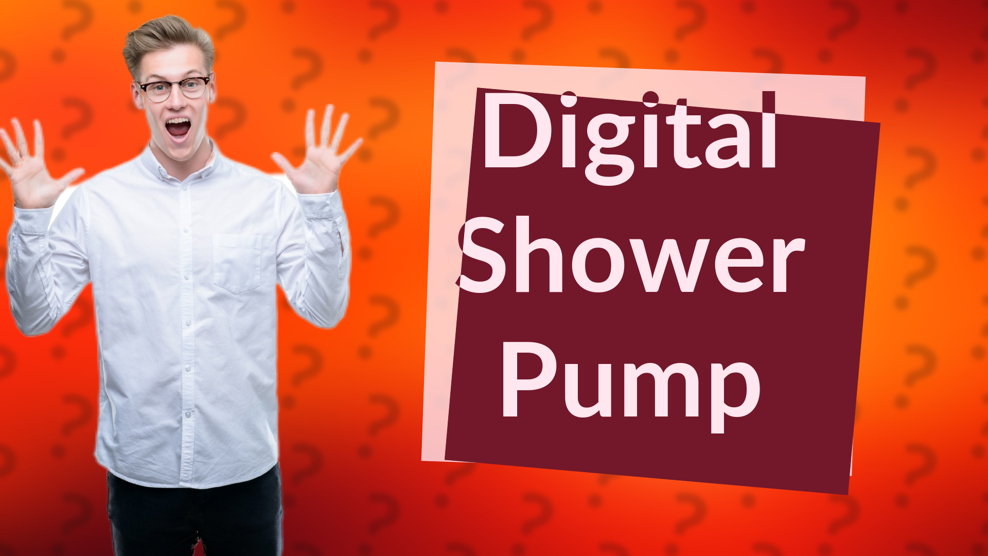 Digital Shower Pump