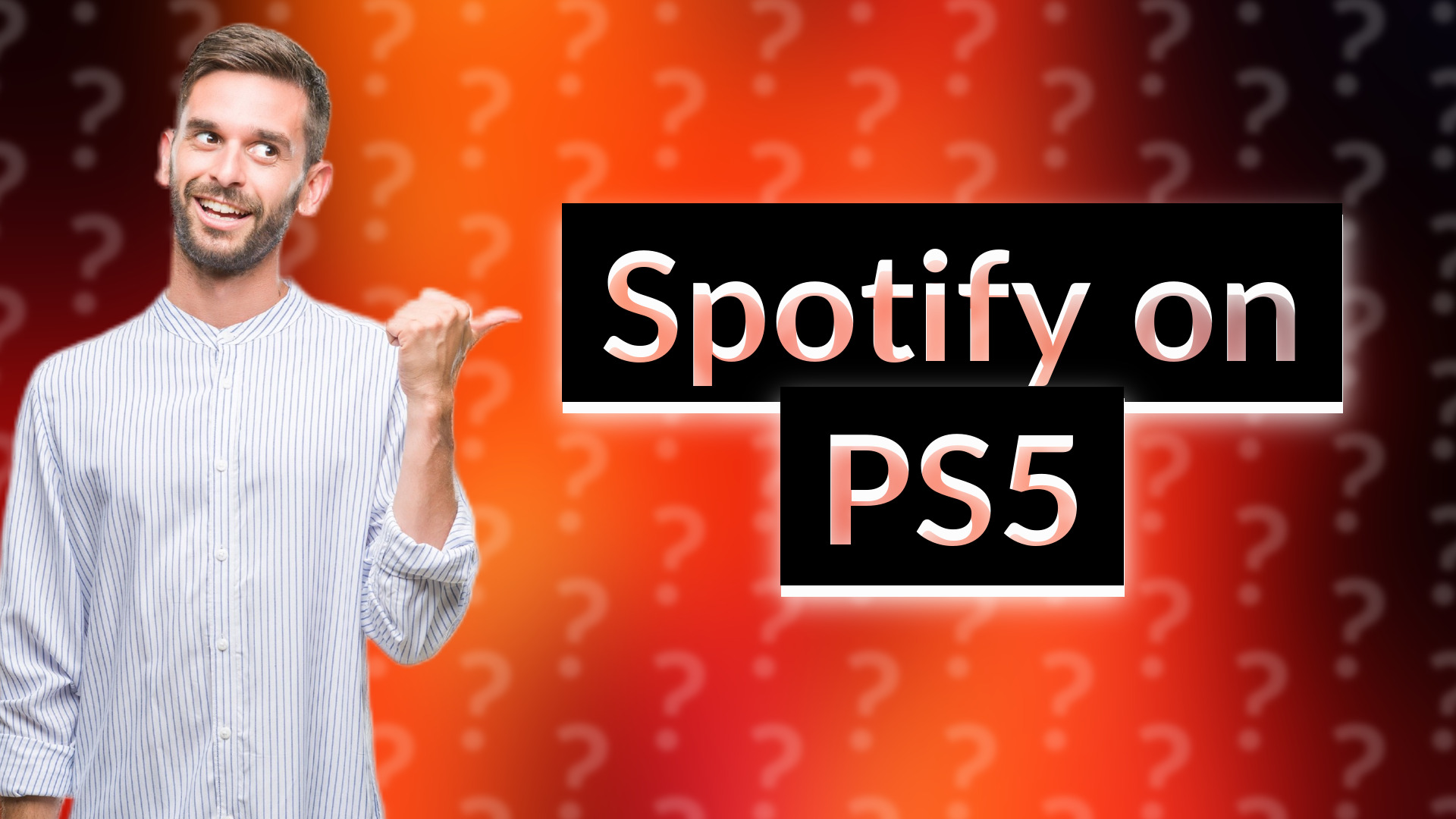 Spotify on PS5