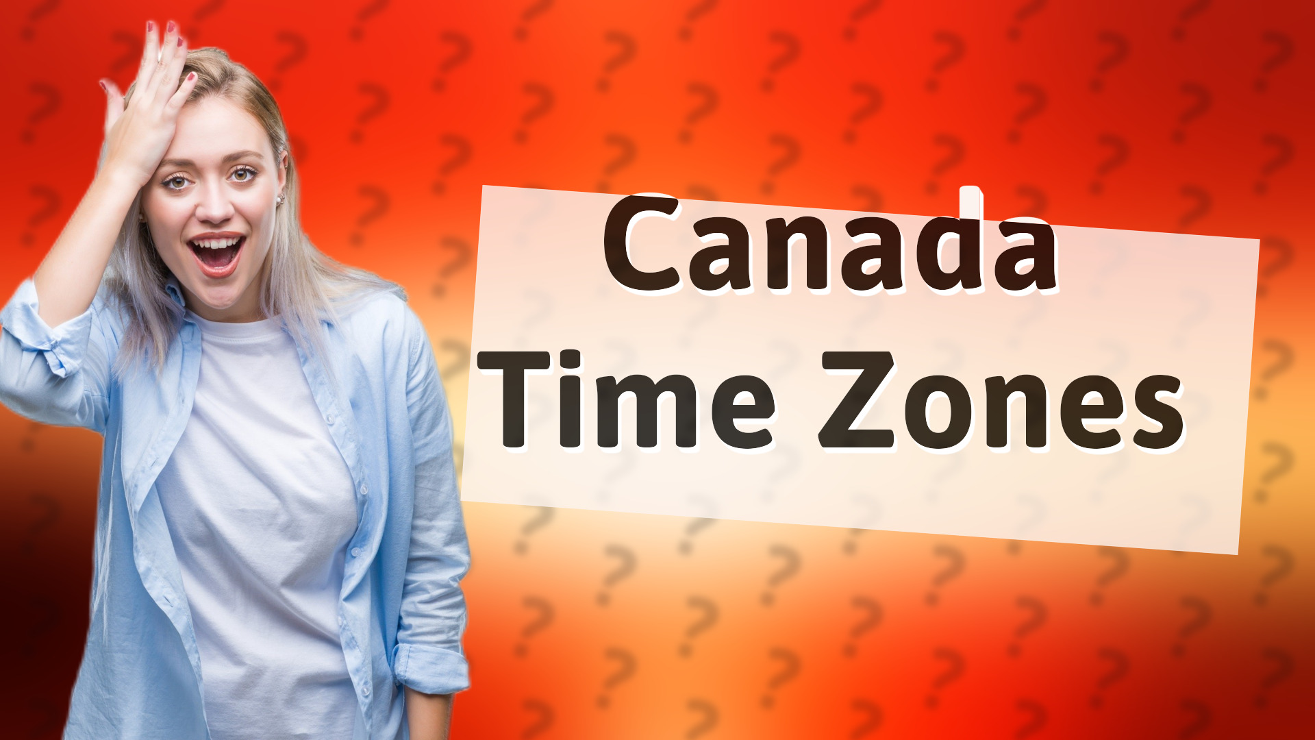 Canada Time Zones