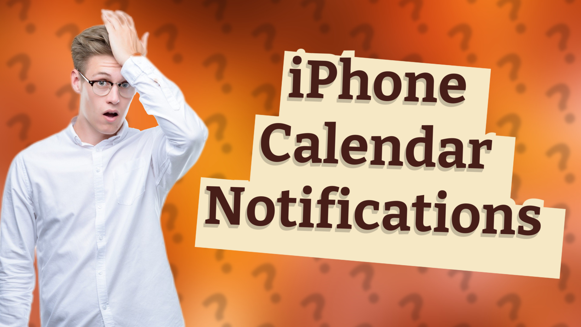 iPhone Calendar Notifications
