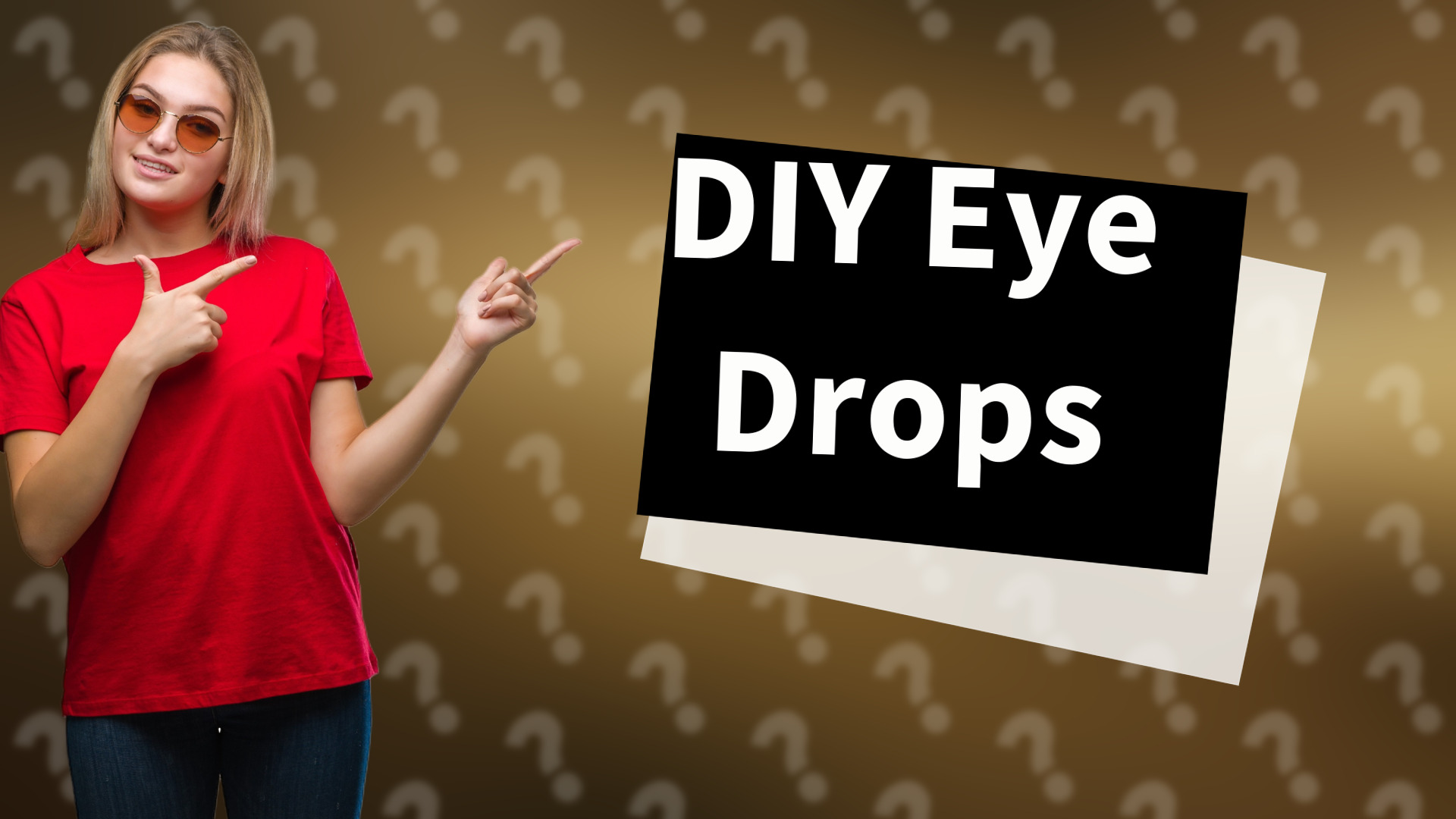 DIY Eye Drops