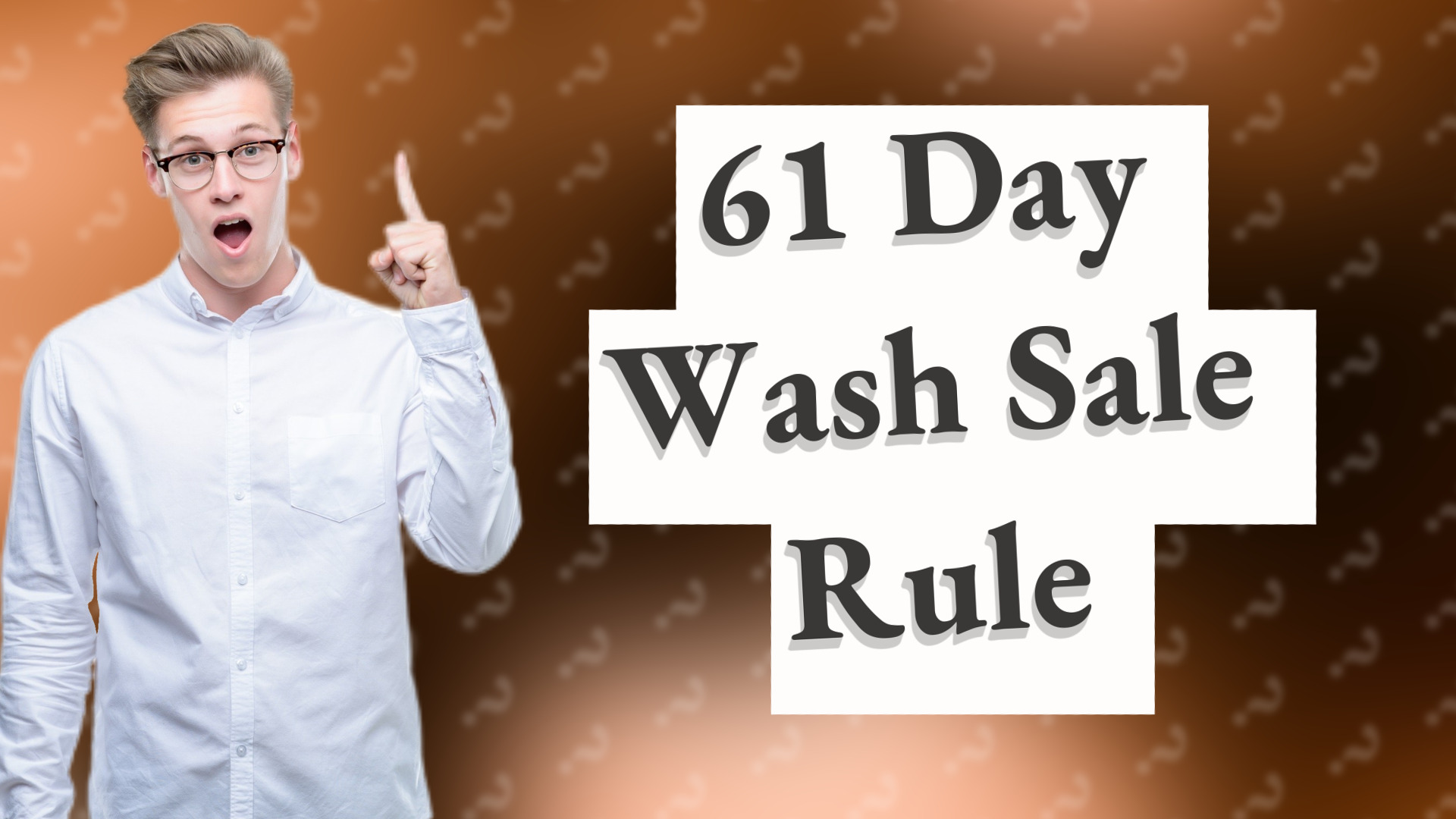 61 Day Wash Sale Rule