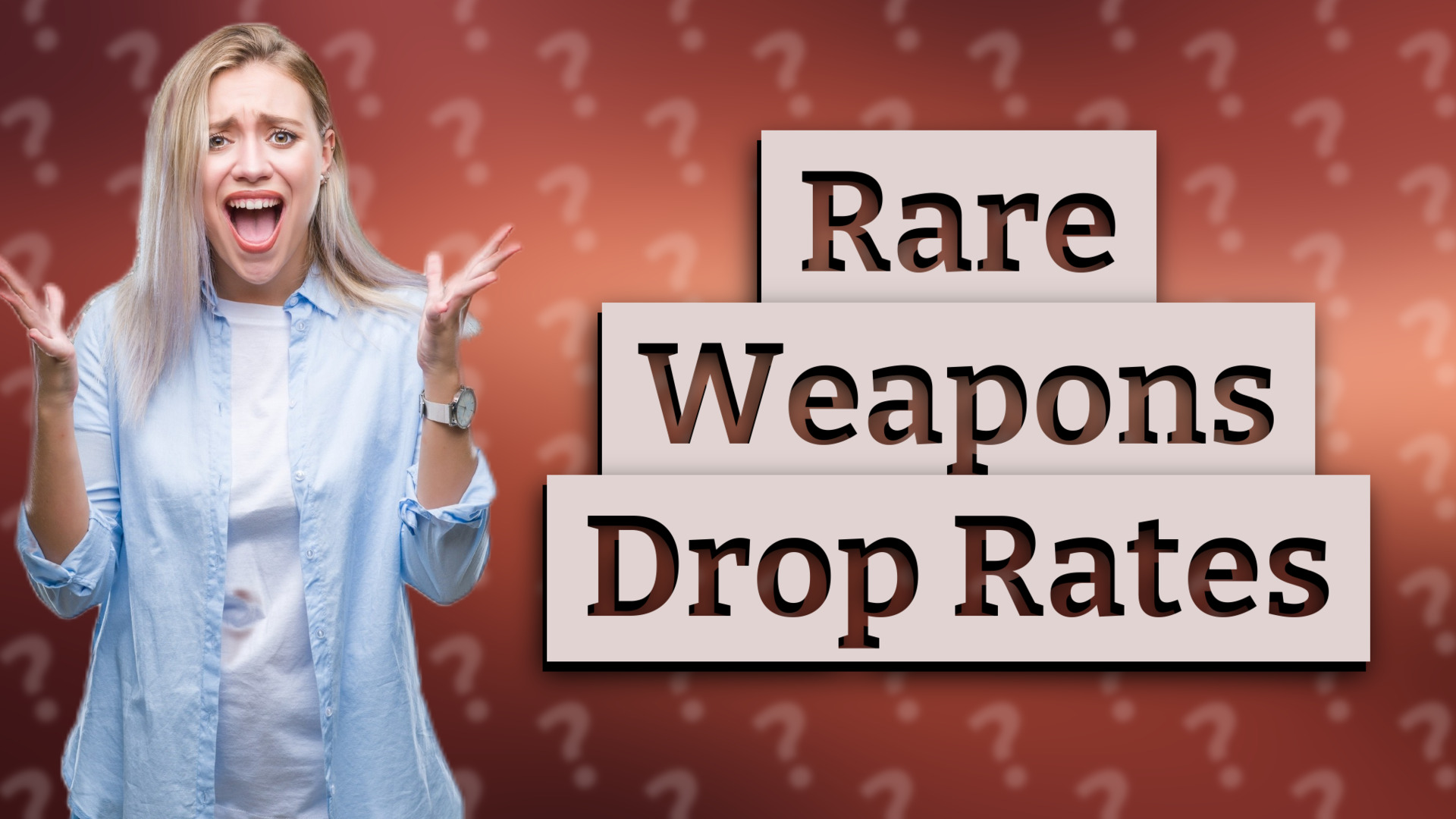 Rare Weapons Drop Rates